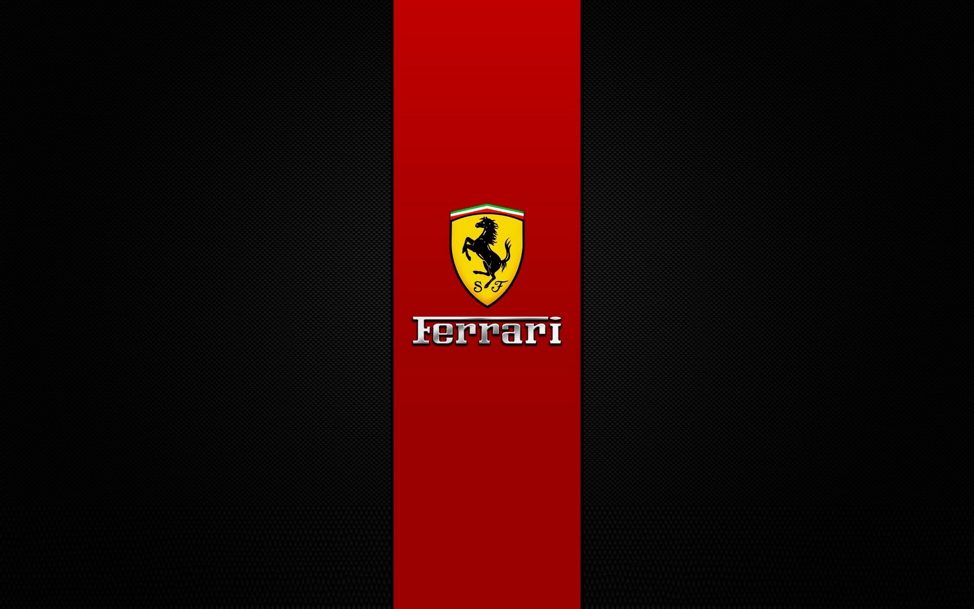 logo, red, design, brand, background, black, 1080P, ferrari, HD Wallpaper