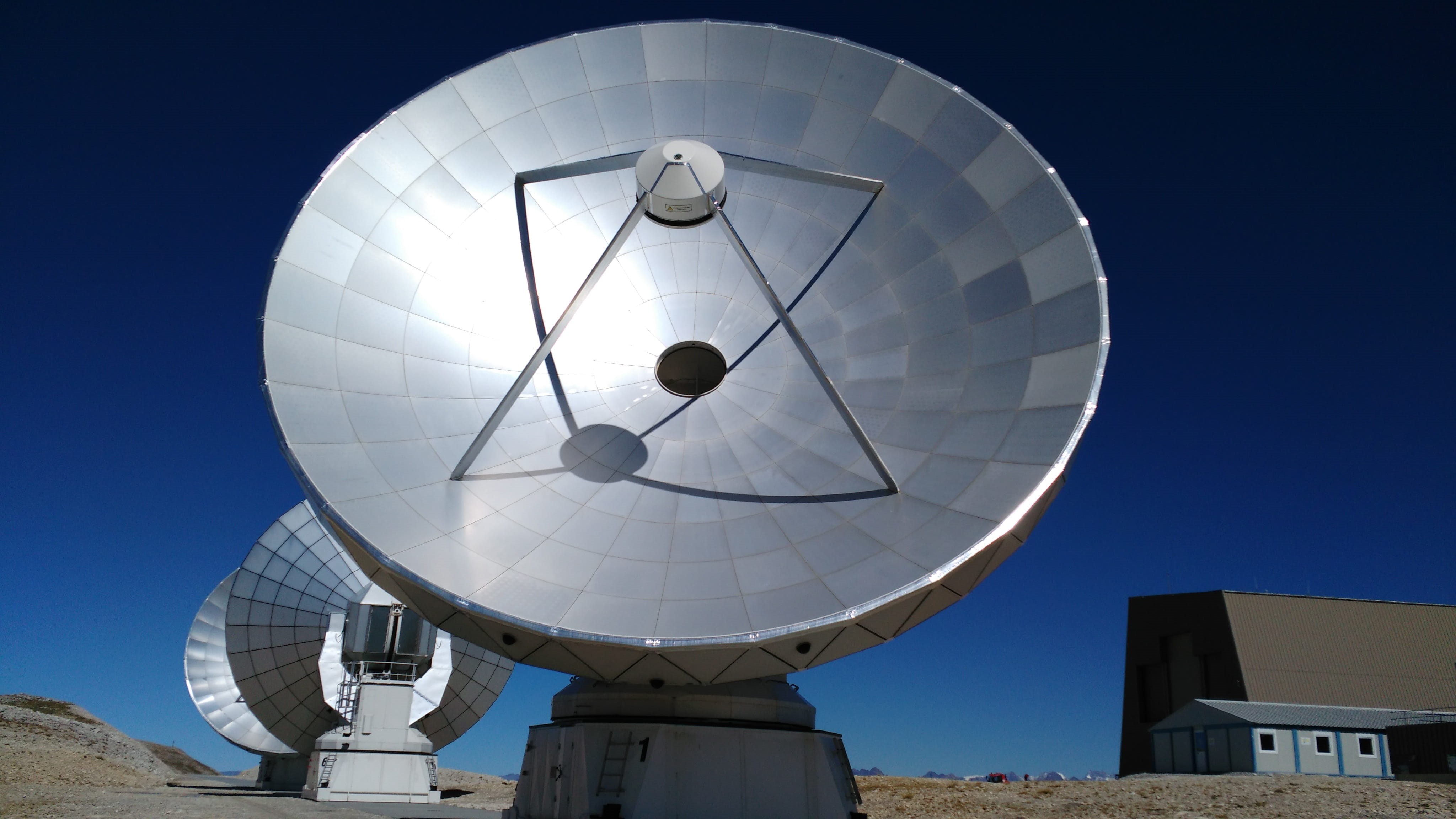 outdoors, planets observation, low angle view, satellite, global Communications, telecommunications Equipment, science, communication, dévoluy, built structure, HD Wallpaper