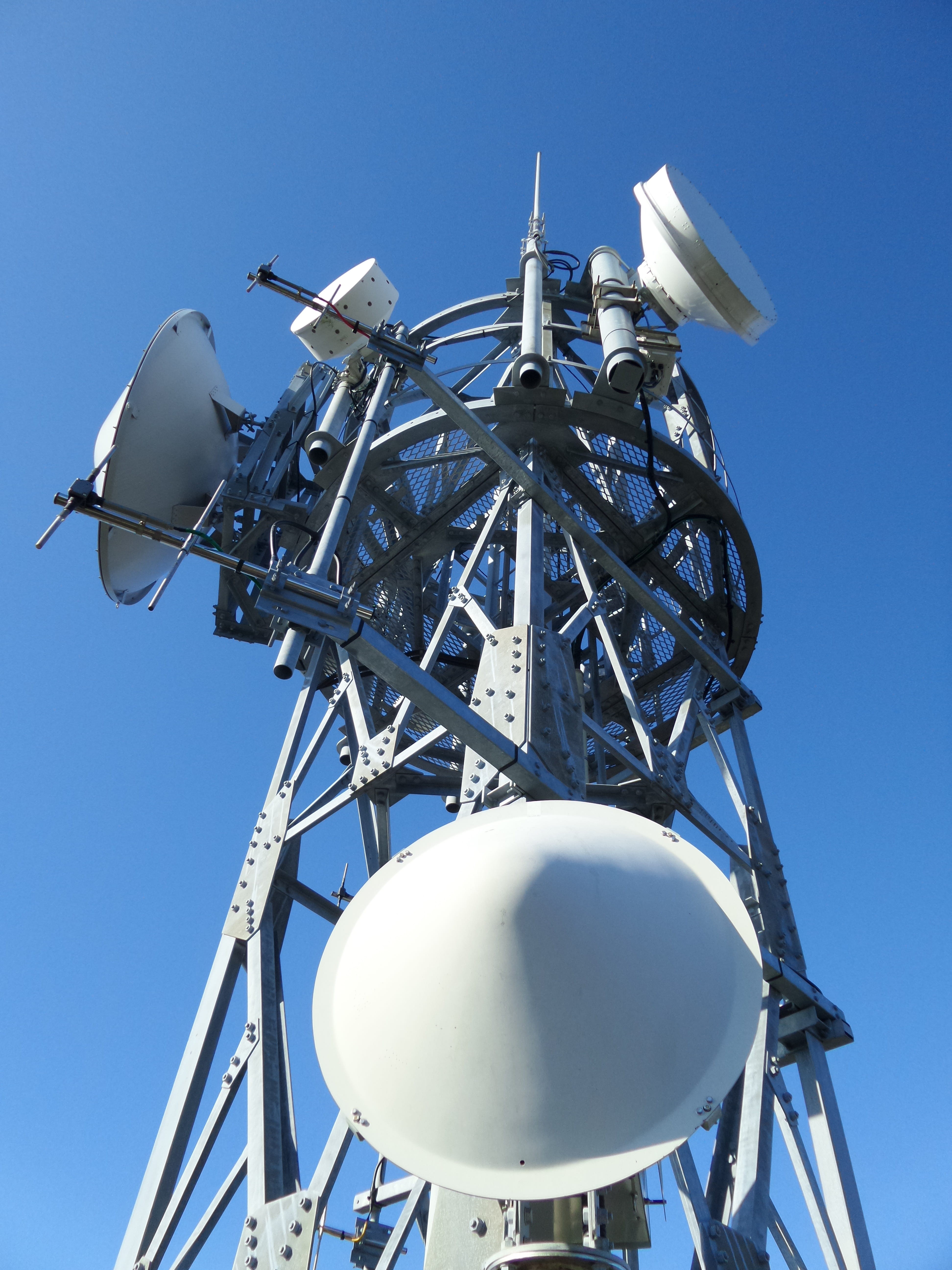 outdoors, Mobile, cellular, telecommunication, Tower, transmitter, no people, broadcast, nature, tower, sky, communication, Gsm, clear sky, global communications, Phone HD Wallpaper