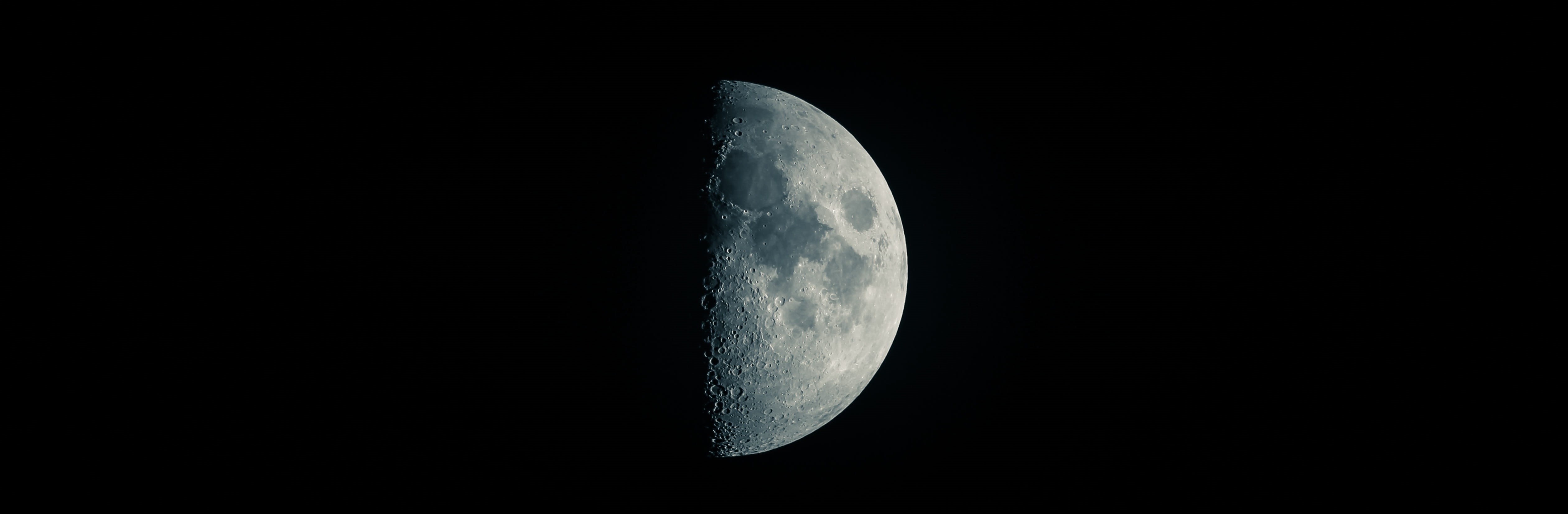 night, copy space, scenics - nature, planetary Moon, space exploration, black Color, crater, star - Space, discovery, full Moon, crescent, 4K, astrology, HD Wallpaper