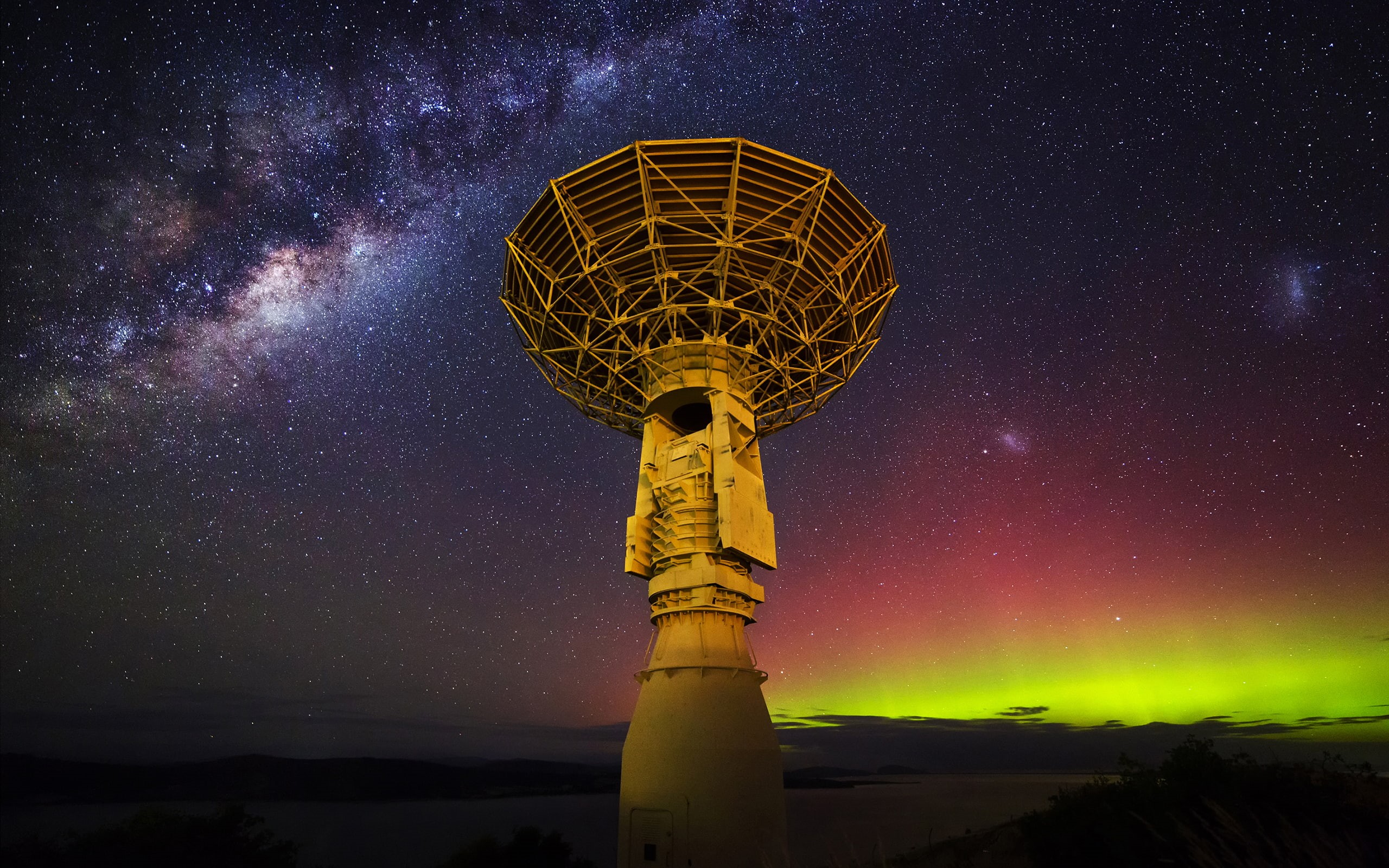night, galaxy, hd, milky, telescope, radio, 2K, stars, way, nature, HD Wallpaper