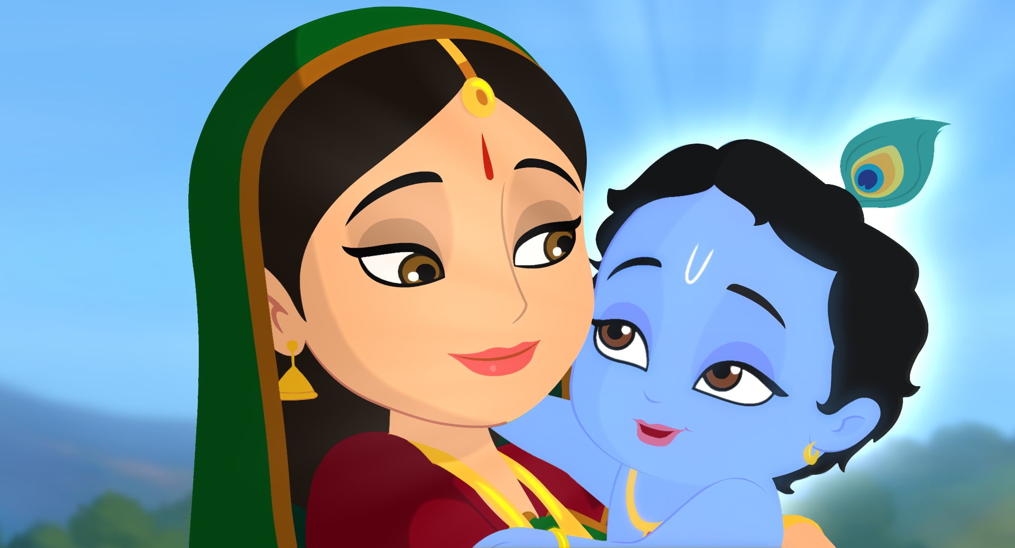 Janmashtami, festival, sky, creativity, emotion, little, vector, outdoors, close-up, sculpture, krishna, multi colored, human representation, art, child, HD Wallpaper