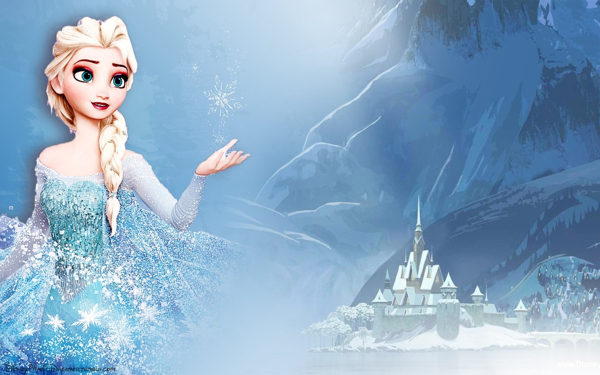 women, digital composite, Elsa (Frozen), beauty in nature, winter, Snow, beauty, fashion, nature, young adult, cold temperature, adult, representation, HD Wallpaper