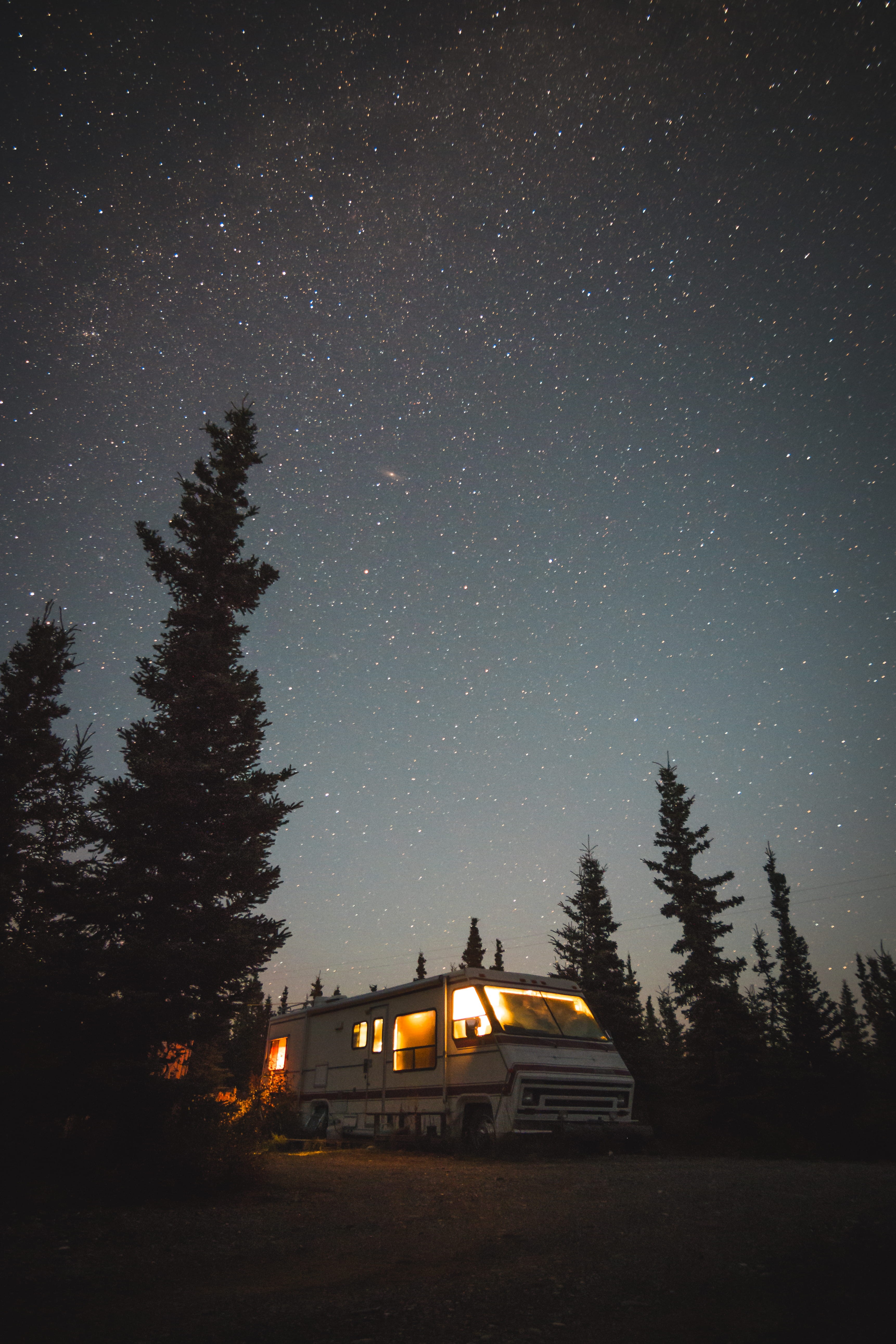 non-Urban Scene, 5K, light - Natural Phenomenon, star, woodland, alaska, blue, landscape, milky Way, woods, lighted, star Shape, forest, astrophotogra[hy, Phone HD Wallpaper