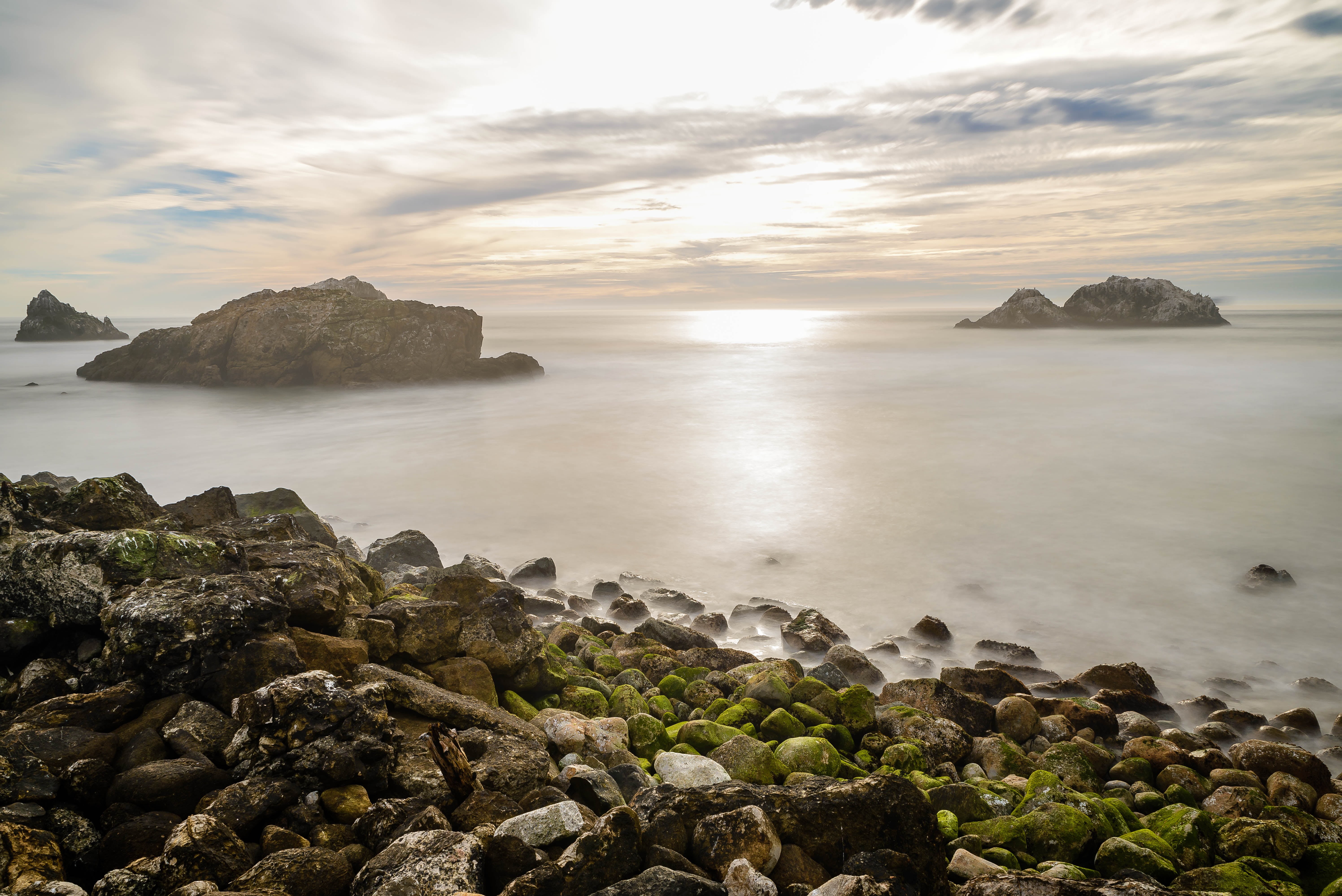 mountains, sky  blue, sea, stop, W  10, ocean, zoom  lens, landscape, california, filters, 5K, ND, body, Tamron, water, scenics, body of water, B+W, rocks, HD Wallpaper