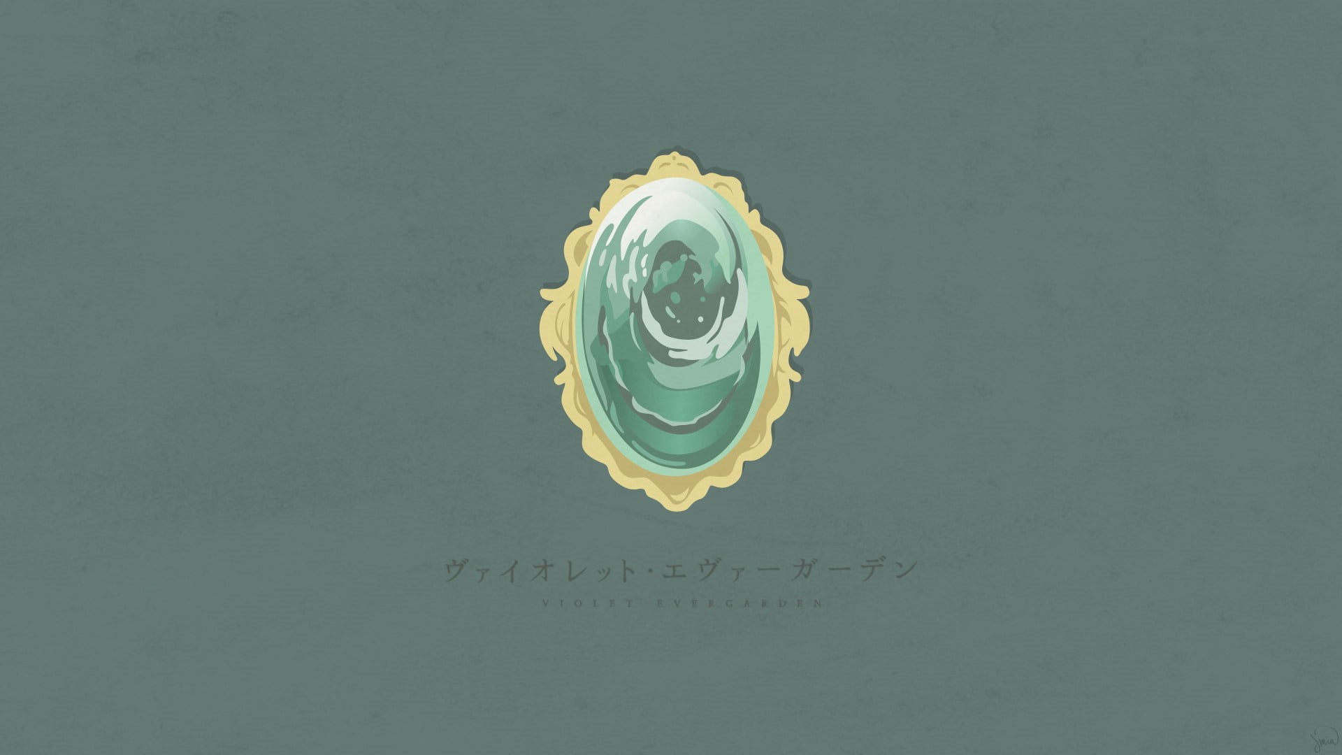 Minimalist, Anime, Violet Evergarden, 1080P, HD Wallpaper