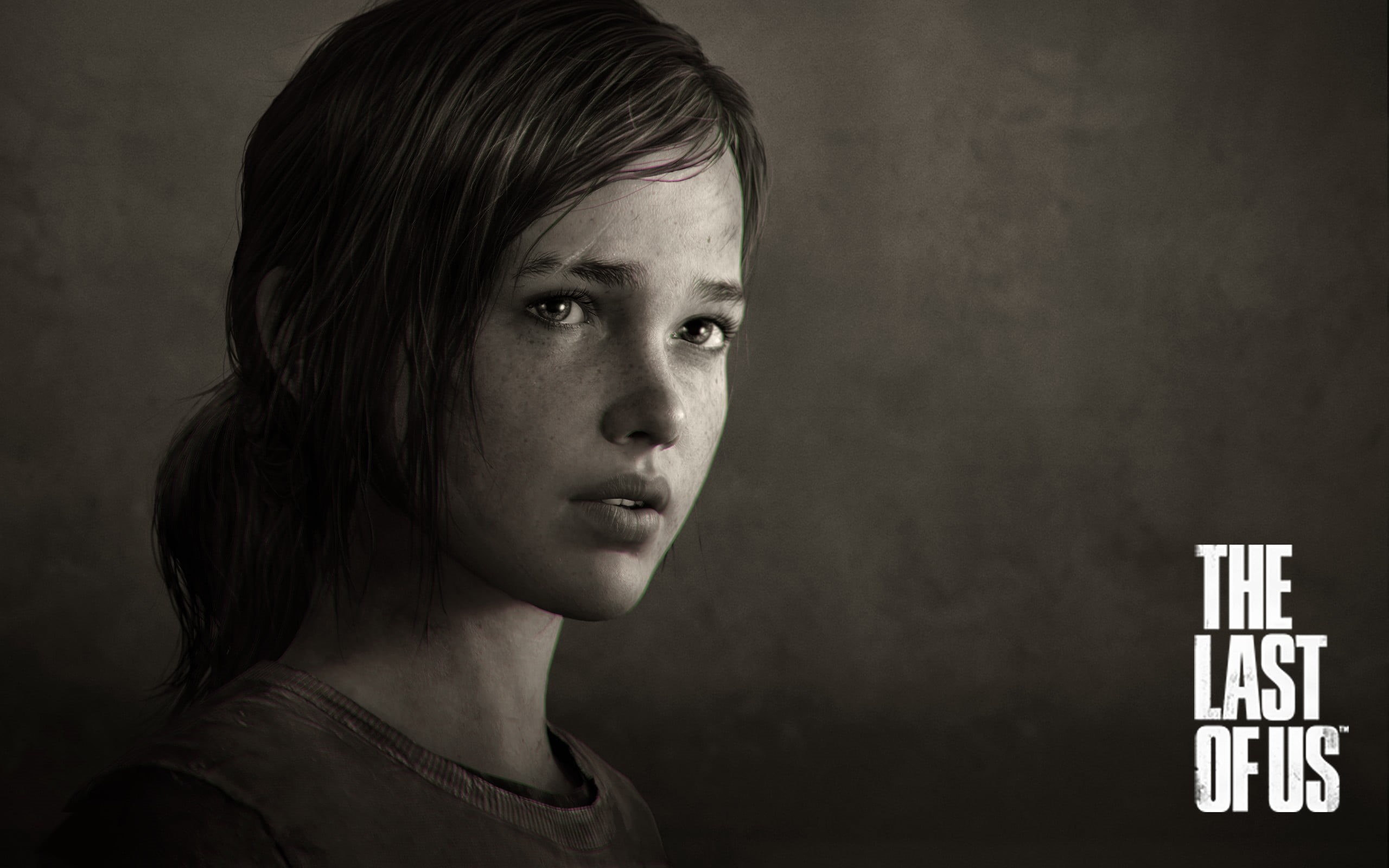 the last of us, us, naughty dog, digital, young adult, scar, adolescence, childhood, depression - sadness, hairstyle, portrait, teenager, serious, HD Wallpaper