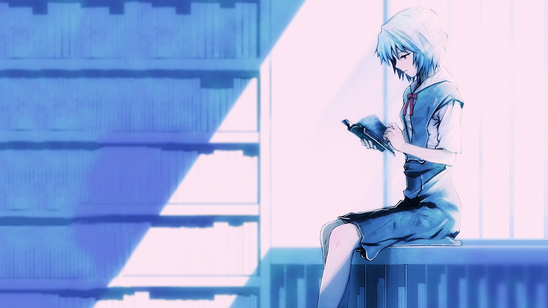 Neon Genesis Evangelion, anime girls, Ayanami Rei, 1080P, HD Wallpaper