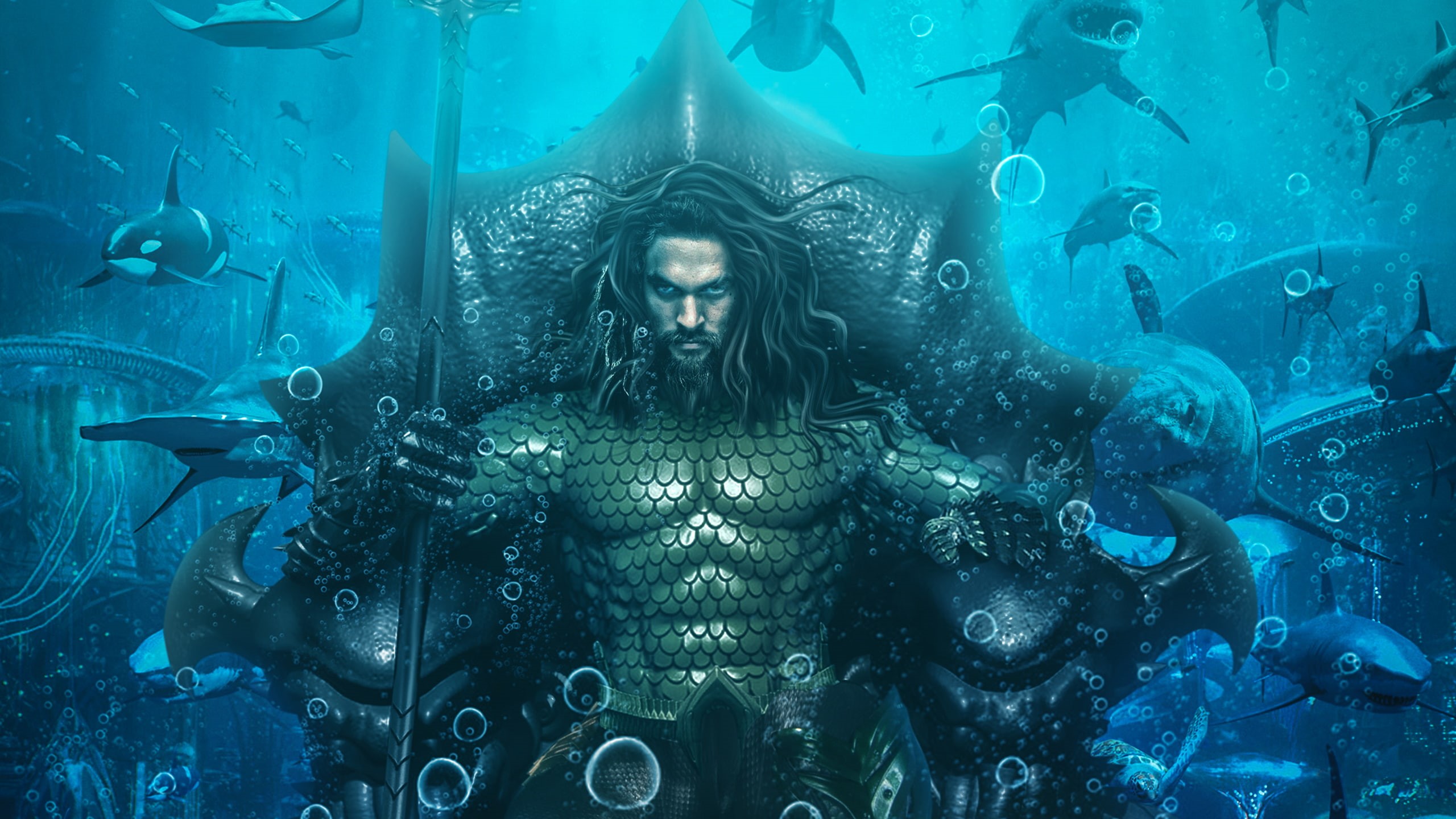 Movie, Jason Momoa, 2K, Aquaman, HD Wallpaper