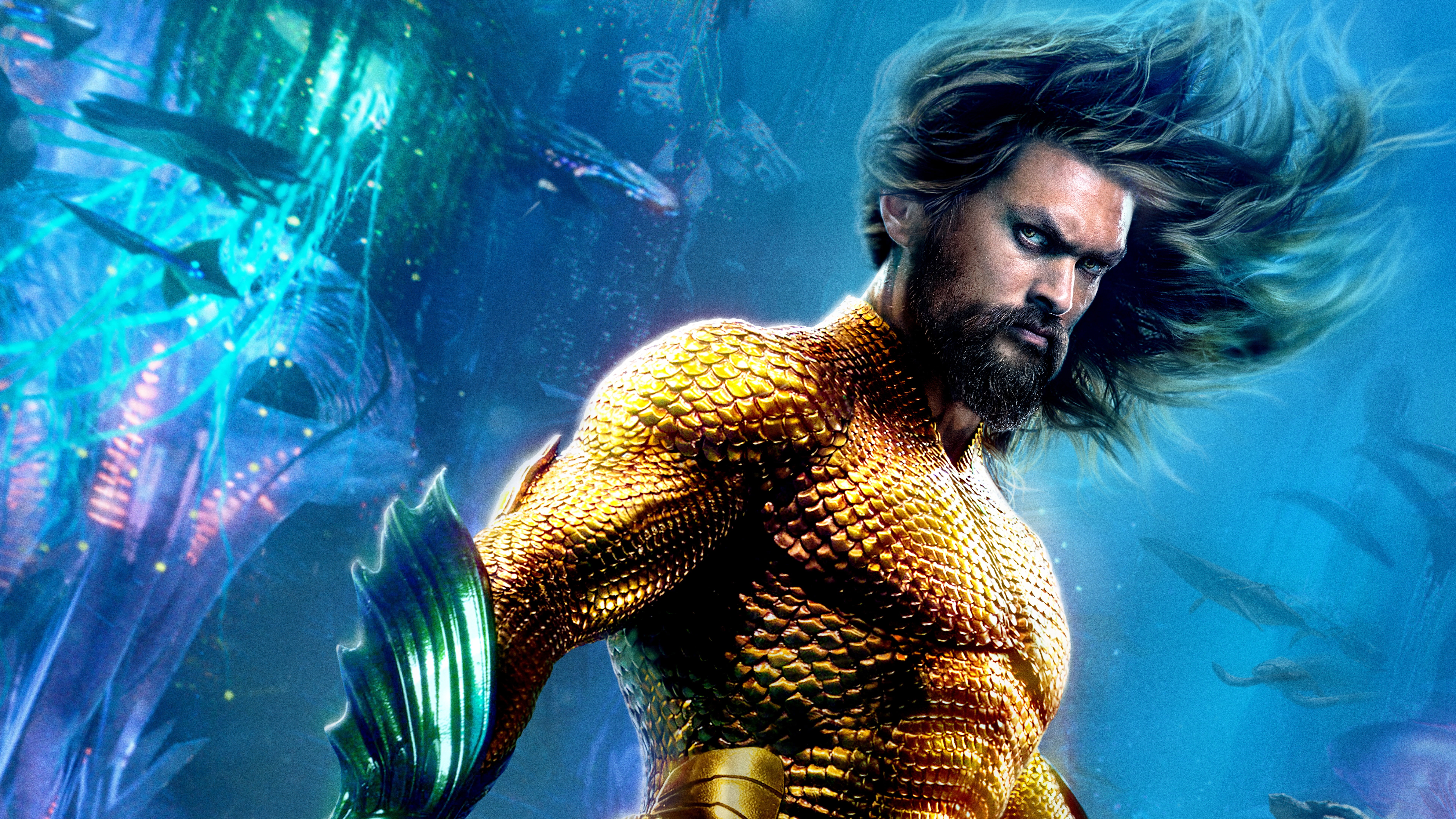 8K, Jason Momoa, Aquaman, HD Wallpaper