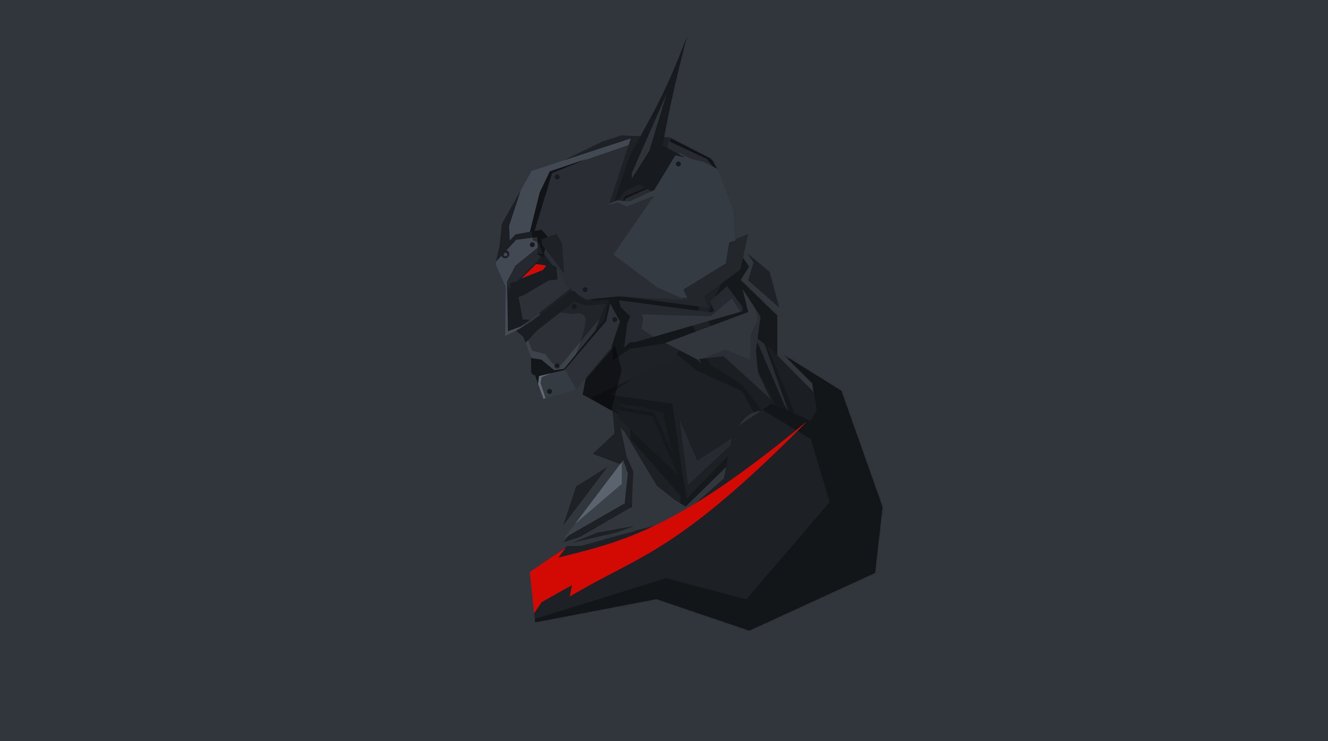 4K, superheroes, artwork, minimalism, 4k, artstation, hd, artist, batman beyond, HD Wallpaper