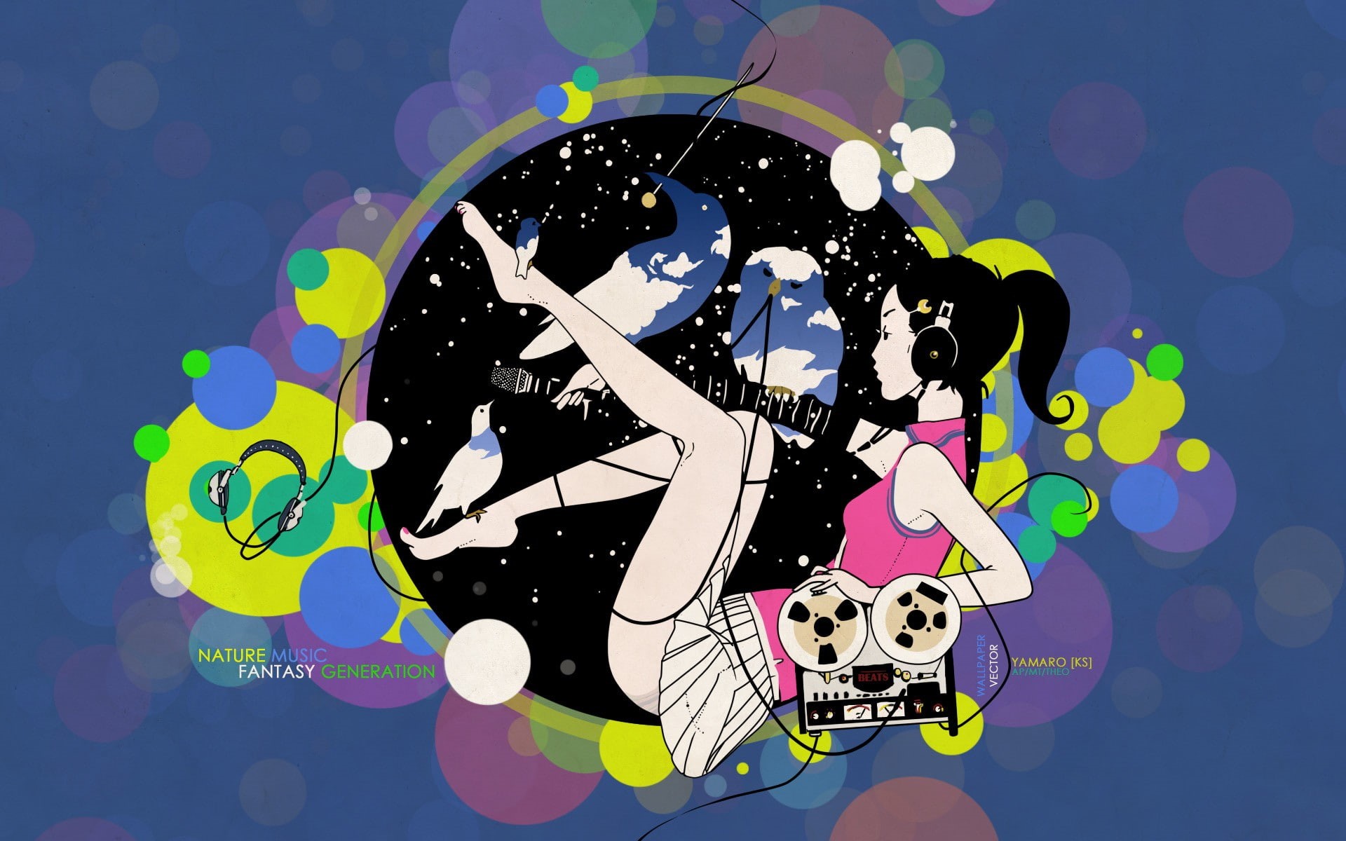 arts culture and entertainment, close-up, event, representation, 1080P, decoration, Asian Kung-Fu Generation, headphones, indoors, still life, anime, art and craft, HD Wallpaper
