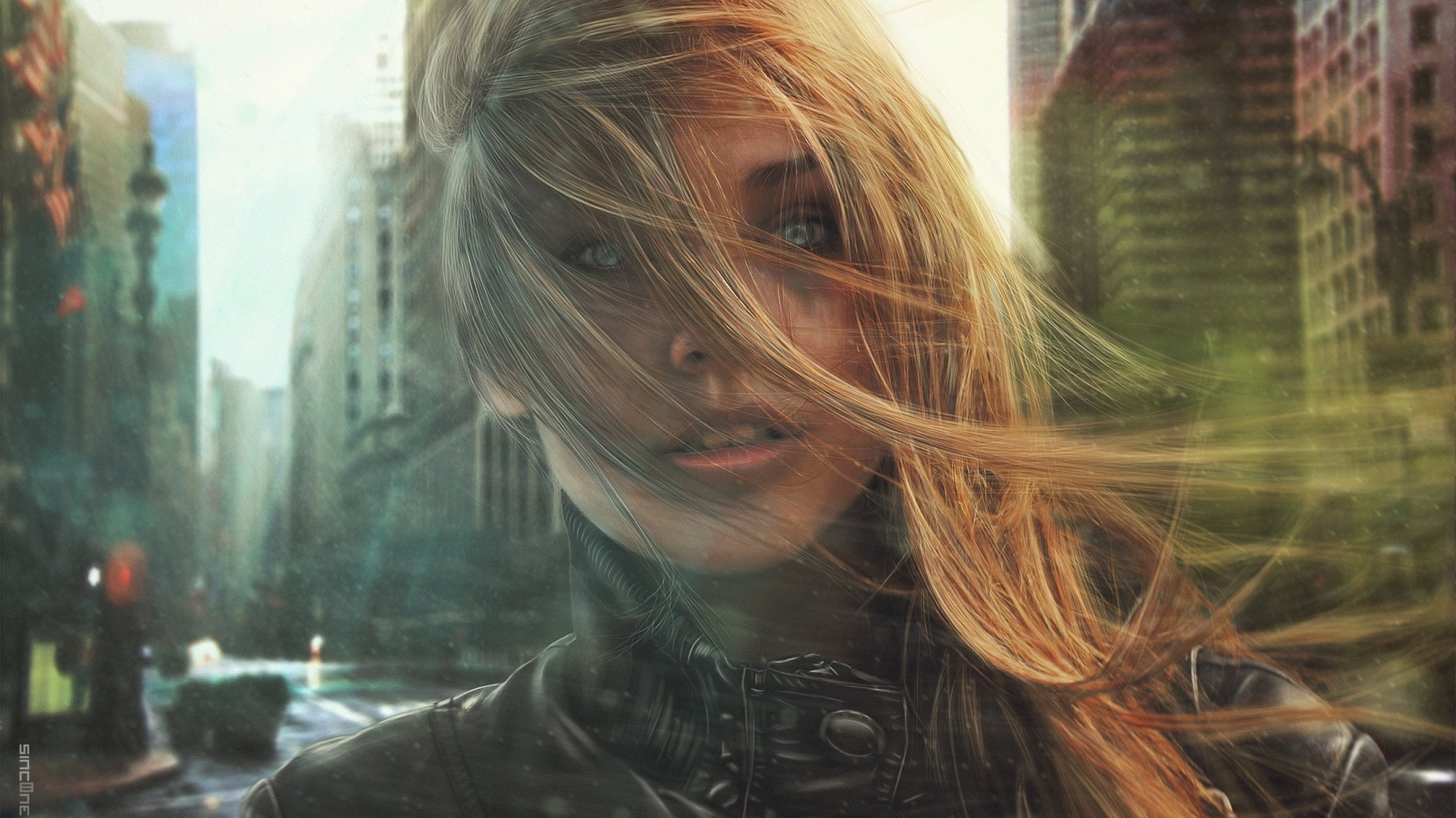 hairstyle, Girls, young women, girl, real people, warrior, reflection, headshot, woman, Fu, beauty, artwork, portrait, young adult, outdoors, hair, beautiful woman, HD Wallpaper