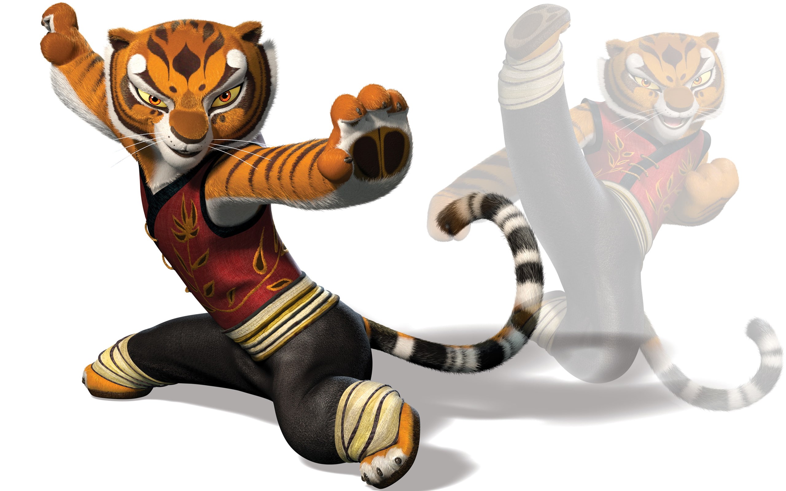movies, fu, kung, tigress, panda, hd, 2K, HD Wallpaper