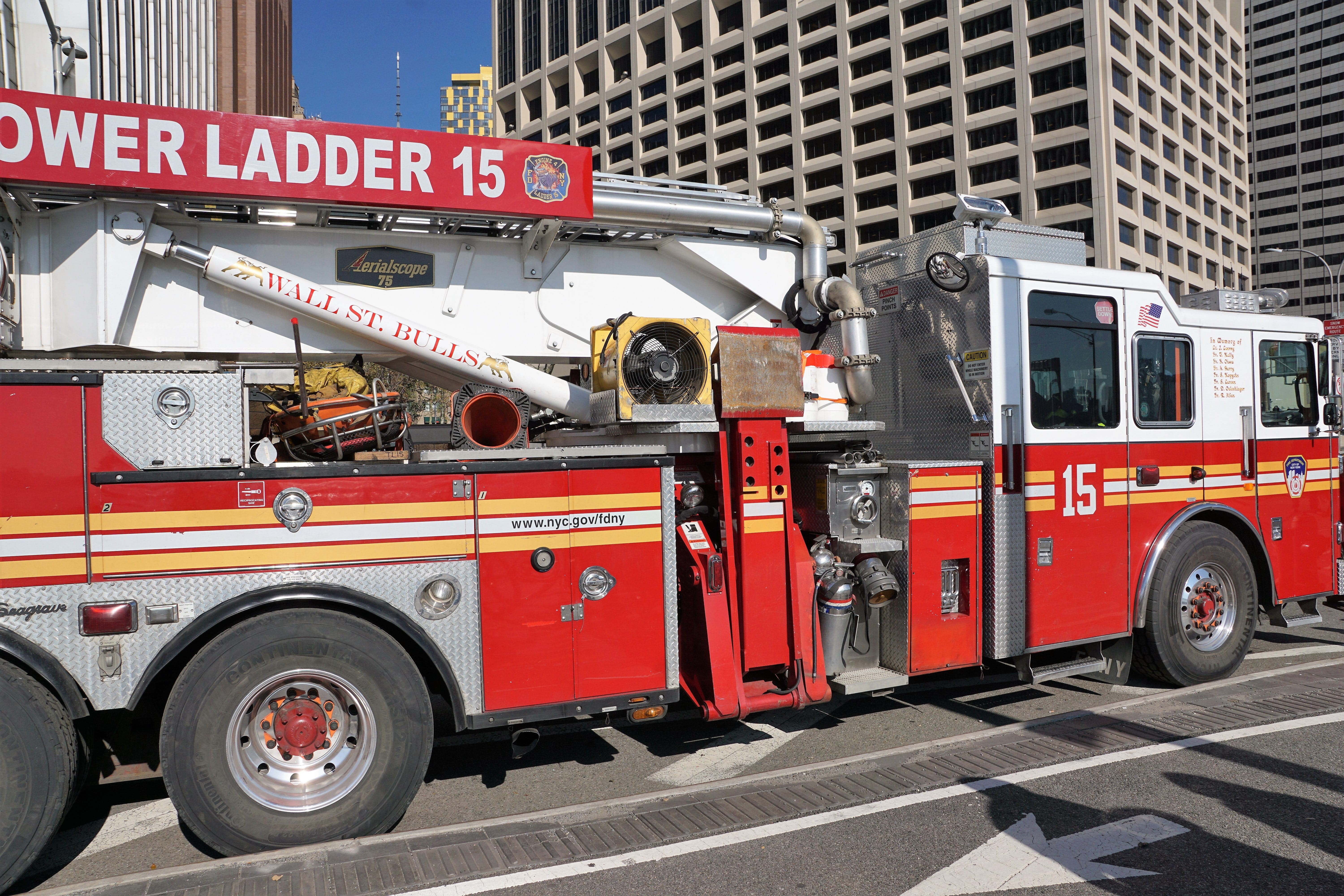 vehicle, New, world trade center, healthcare and medicine, security, transportation, rescue, Fire, auto, save, safety, fire engine, savior, fire, red, city, HD Wallpaper