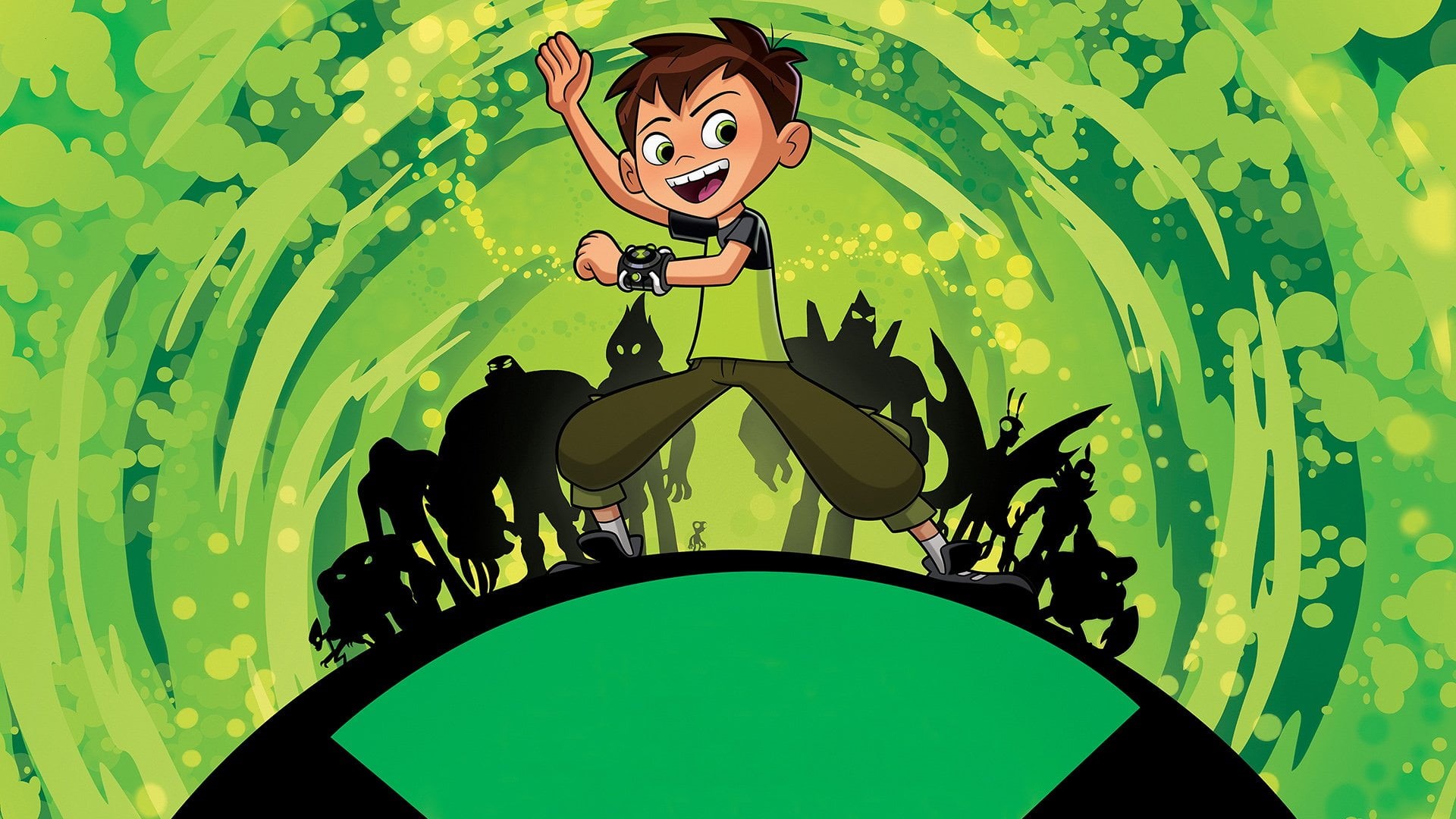 Ben 10, green color, leaf, leisure activity, plant part, young adult, arts culture and entertainment, shape, TV Show, art and craft, indoors, emotion, females, HD Wallpaper