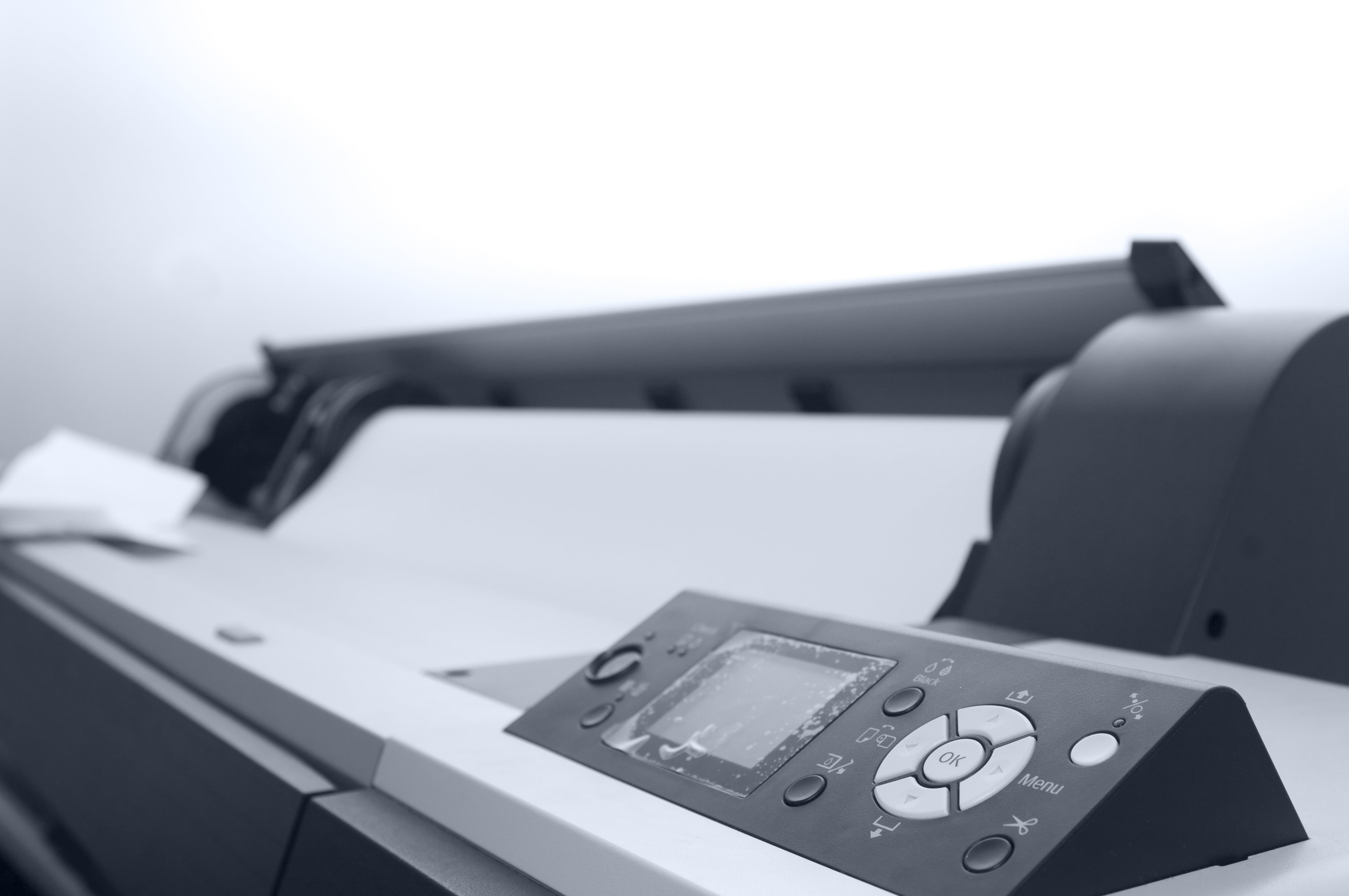 focus on foreground, corporate business, table, manufacturing equipment, machinery, close-up, printer, printing technology, technology, office, wide format print, HD Wallpaper