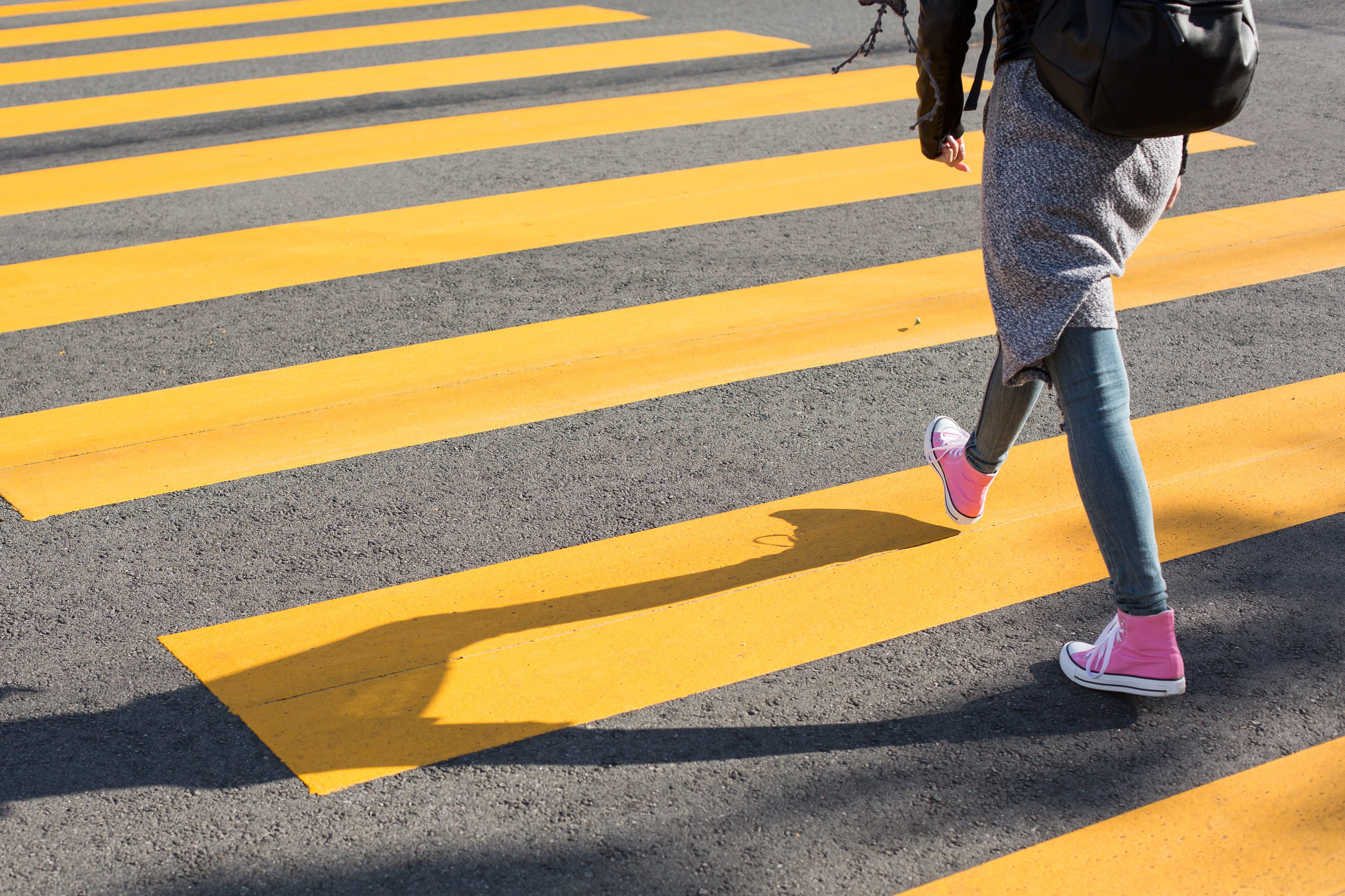 running, danger, zebra Crossing, Street, human Leg, marking, city, one person, transportation, city street, action, blurred Motion, dividing line, zebra, HD Wallpaper