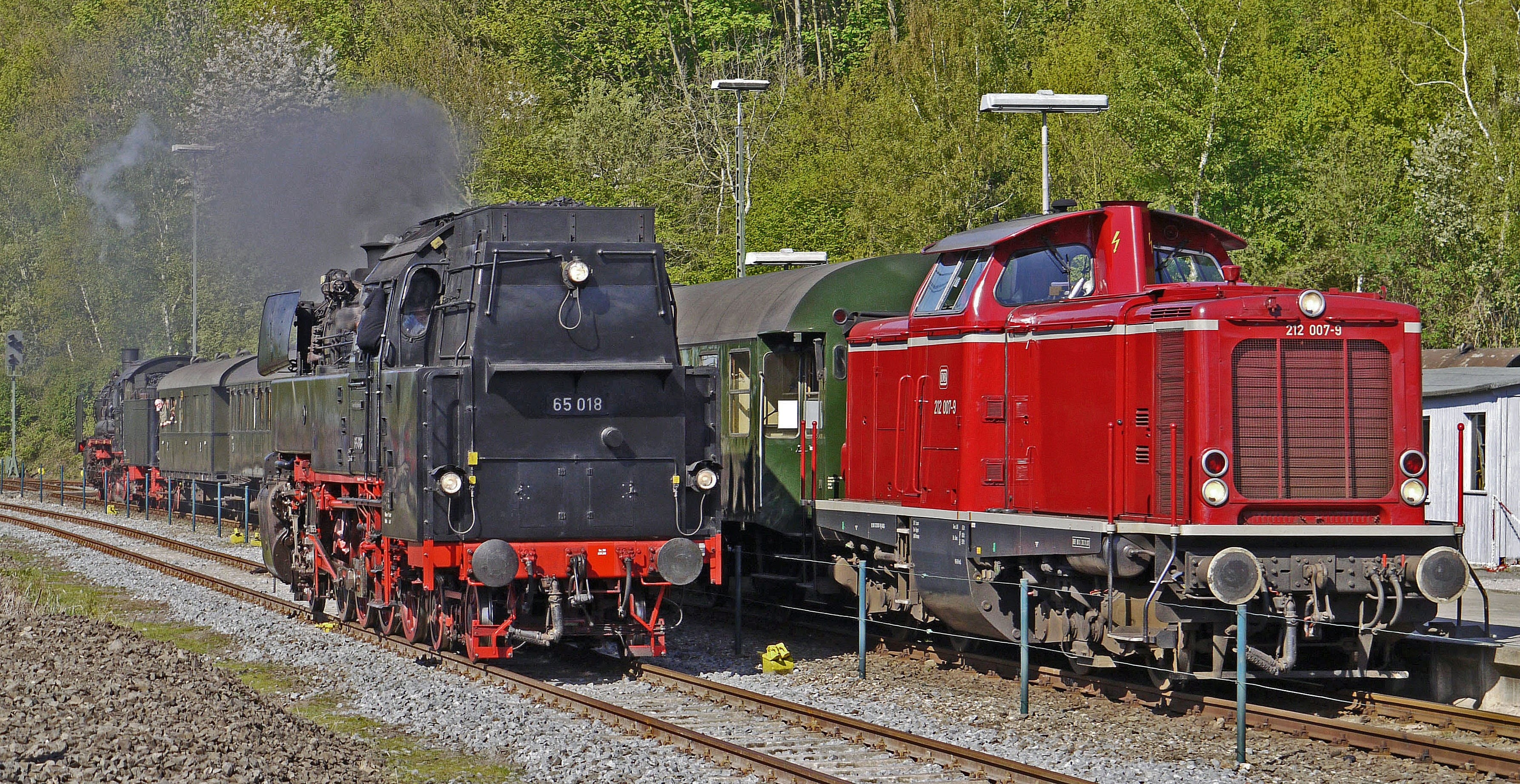 motion, engine, mode of transportation, oldtimer, event, aggression, stoom stichting nederland, tradition, steam train, guest loco, bochum-dahlhausen, bahnbetriebswerk, HD Wallpaper