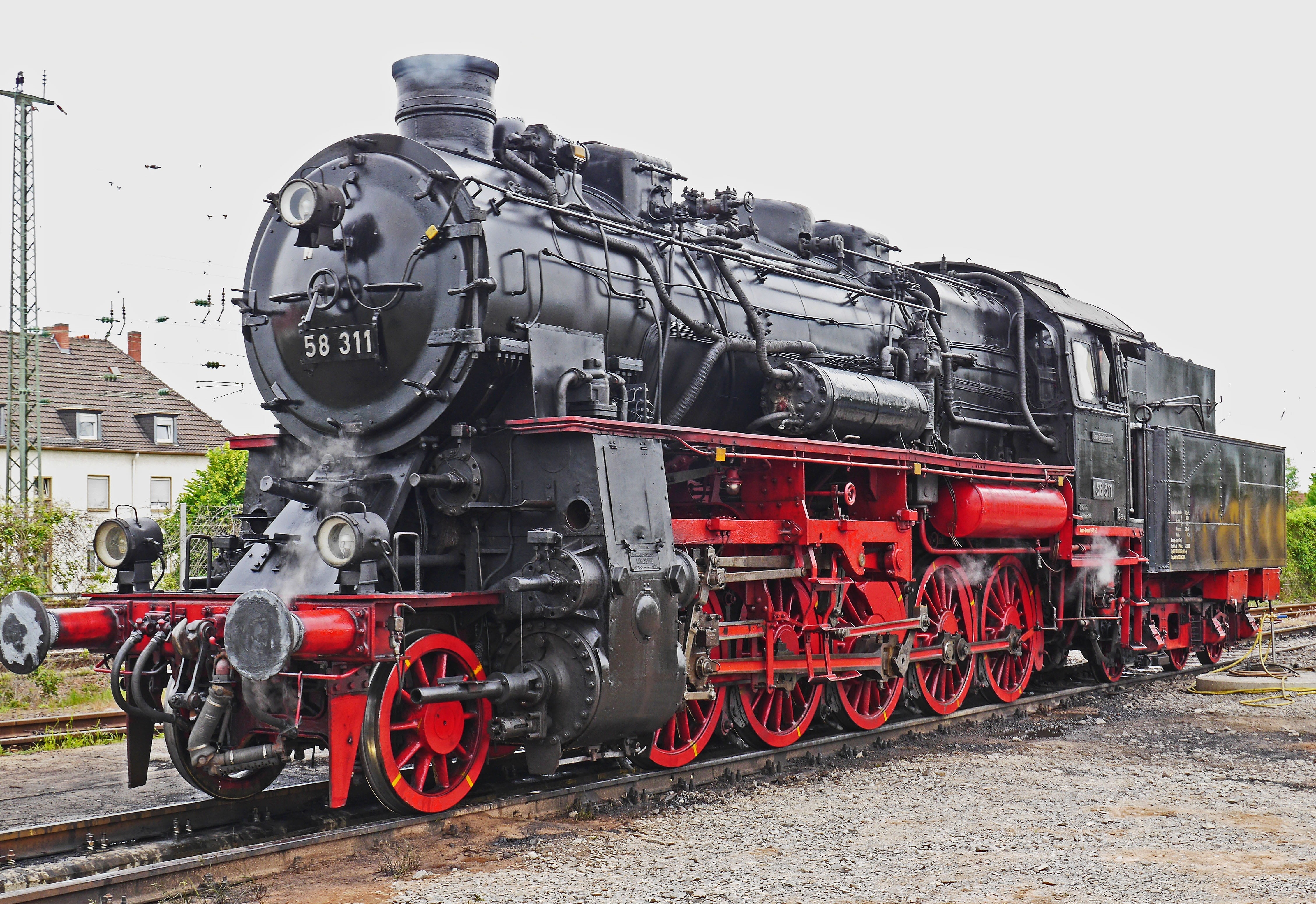 public transportation, tradition, railroad car, retro styled, railway, outdoors, lokportrait, travel, goods train locomotive, event, shunting yard, locomotive, HD Wallpaper