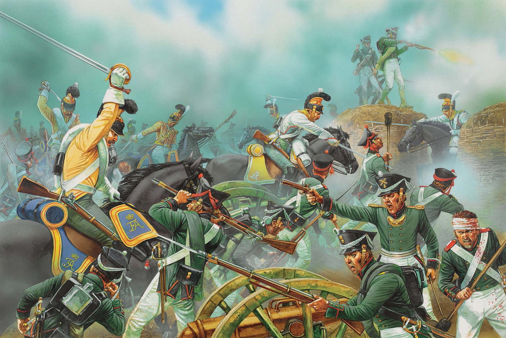 riding, nature, adult, conflict, traditional festival, people, weapon, arts culture and entertainment, French, 1080P, togetherness, Borodino, war, outdoors, HD Wallpaper