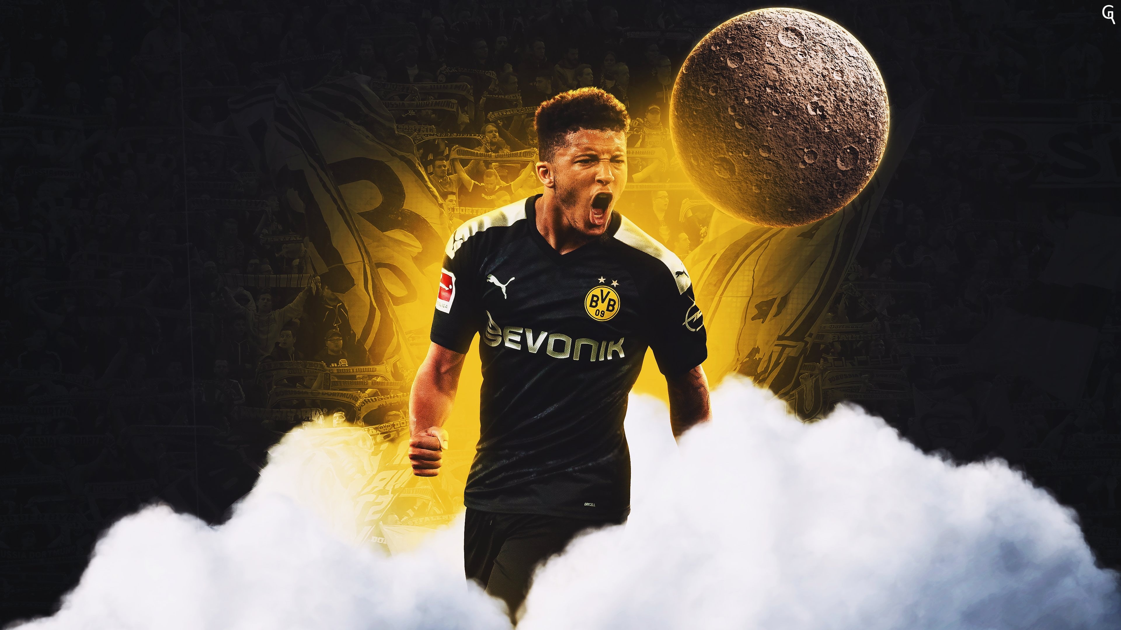 Jadon Sancho, Borussia Dortmund, Soccer, 4K, HD Wallpaper