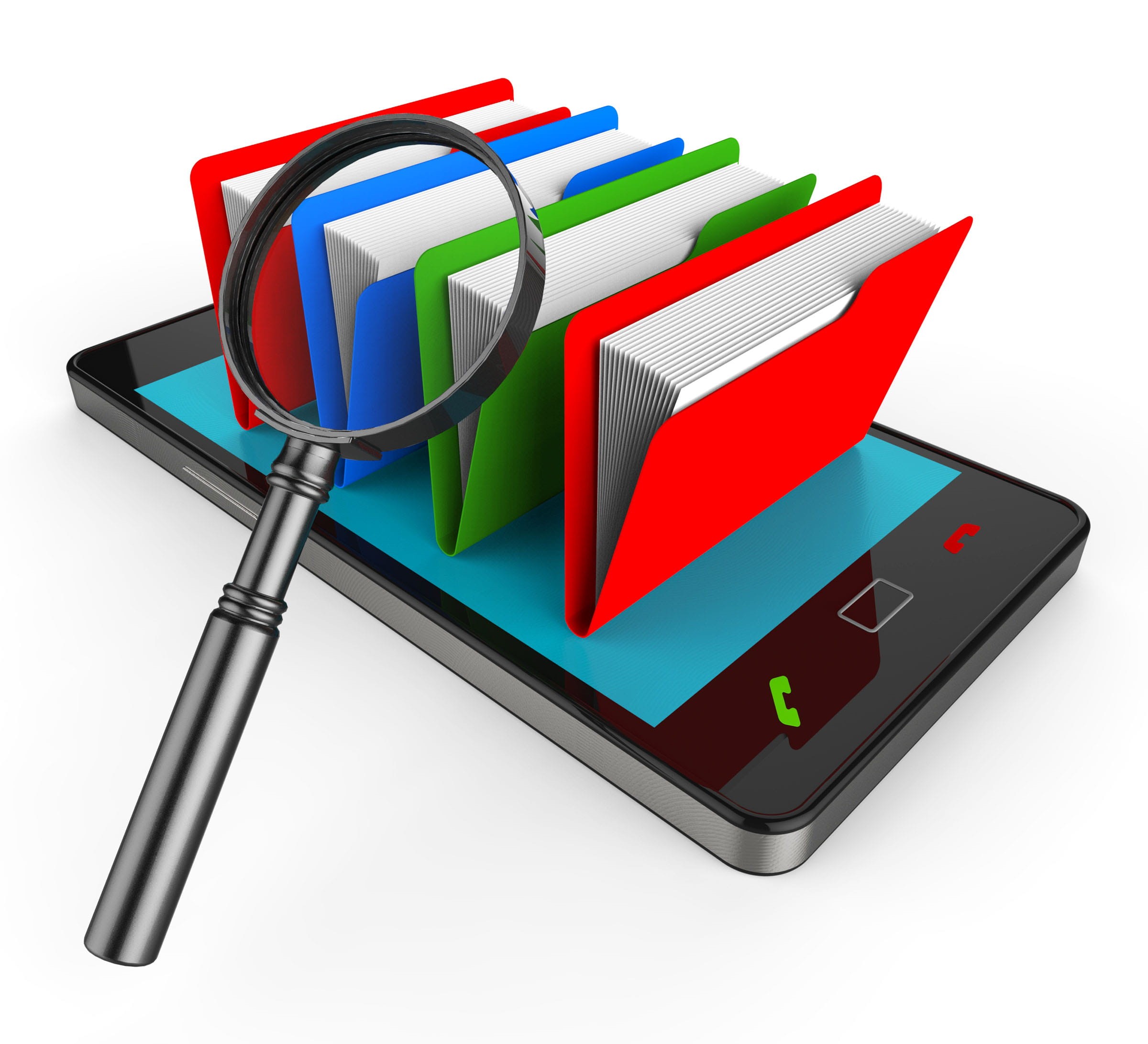 folders, investigate, connection, paperwork, world, phones, data, showing, organized, research, records, organization, white background, smart phone, file, HD Wallpaper