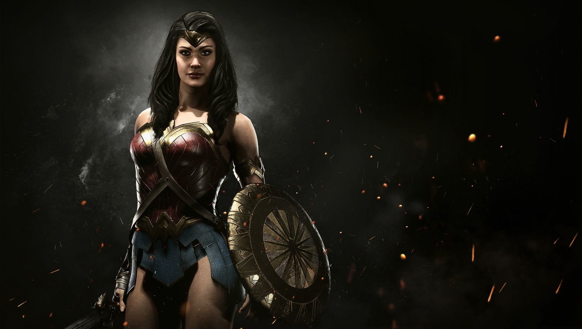 Injustice, 1080P, Injustice 2, Wonder Woman, HD Wallpaper