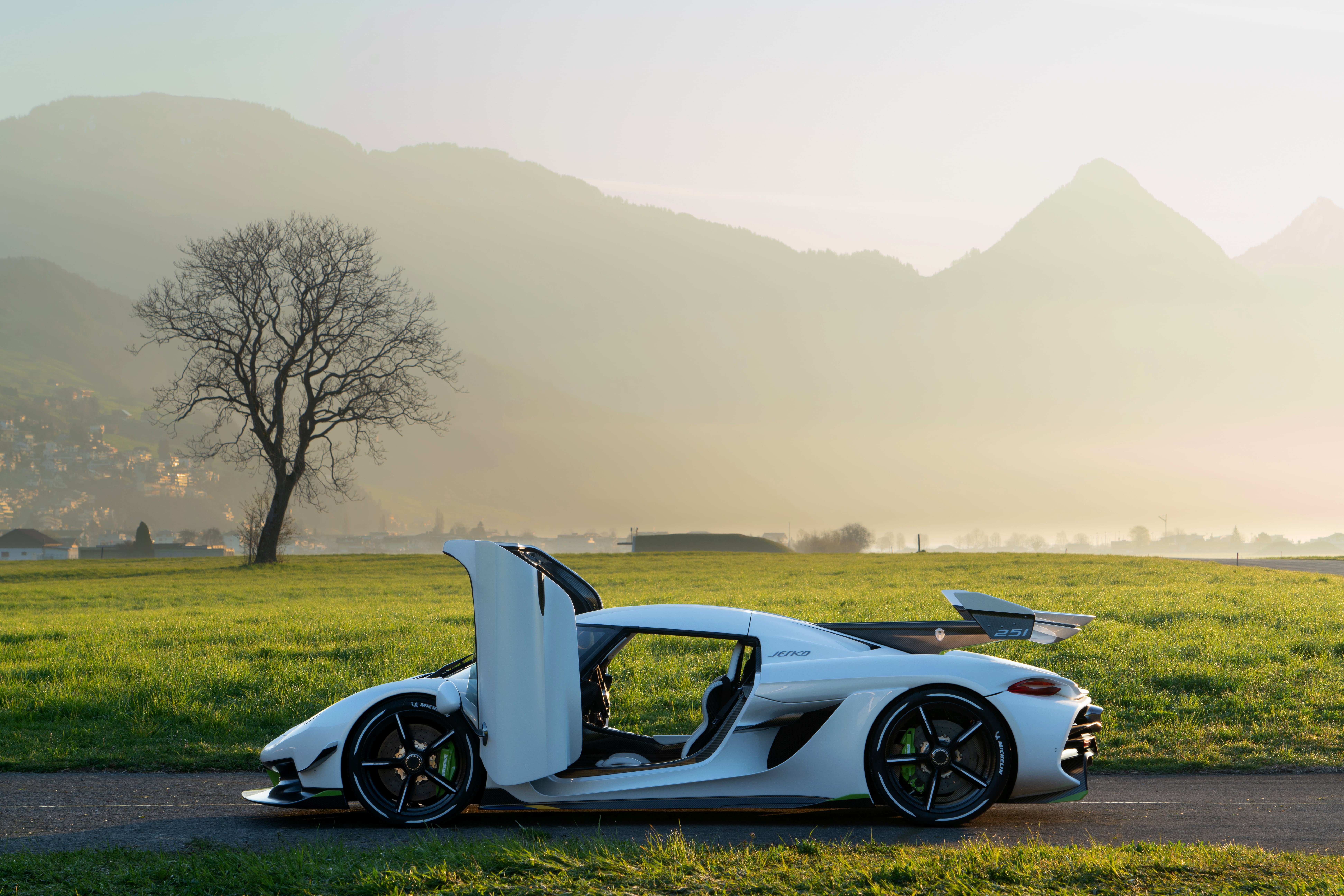 Koenigsegg, 2019, side view, Jesko, 8K, HD Wallpaper