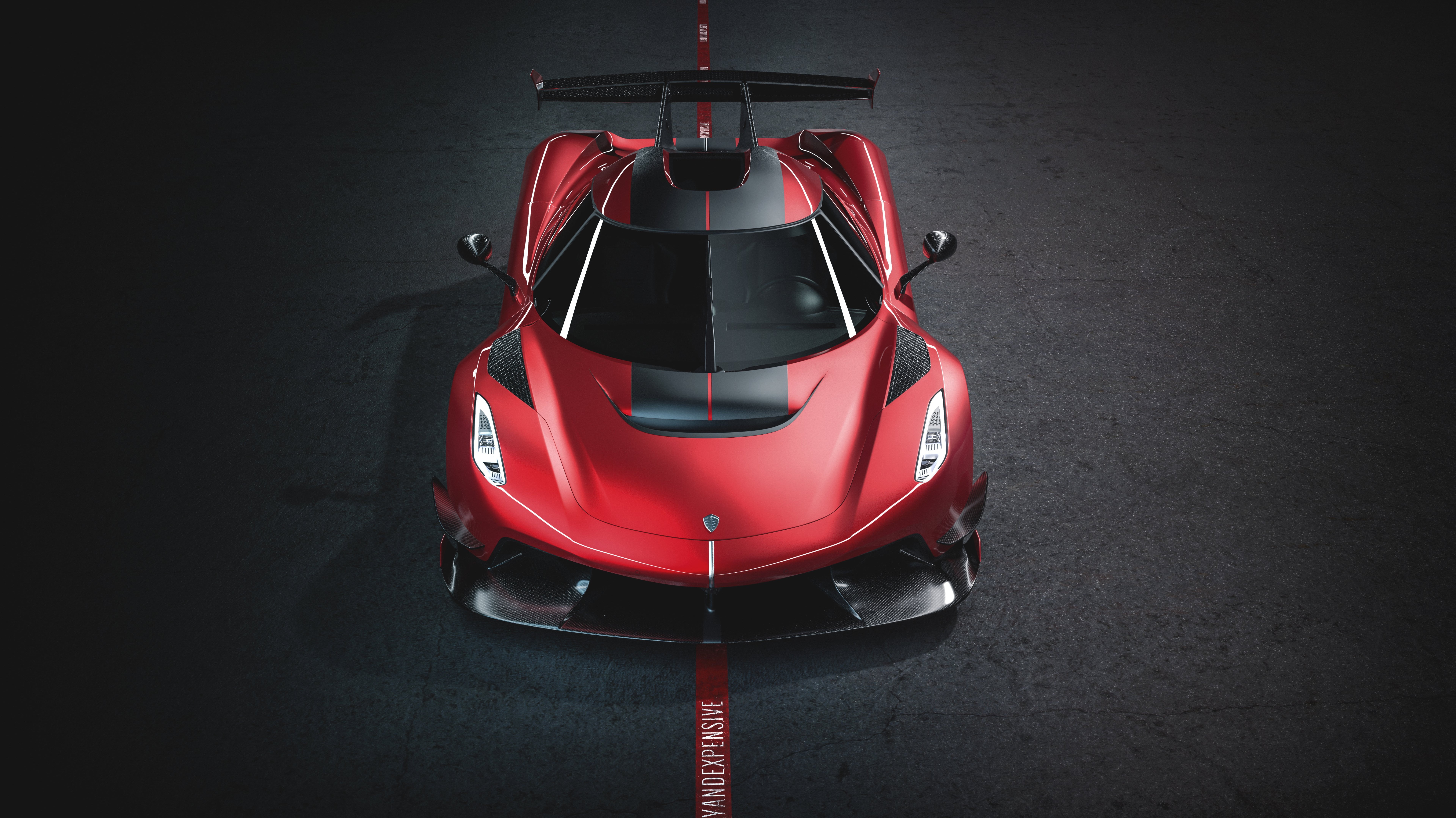 Car, Koenigsegg Jesko, Supercar, Vehicle, Sport Car, Koenigsegg, Red Car, 8K, HD Wallpaper