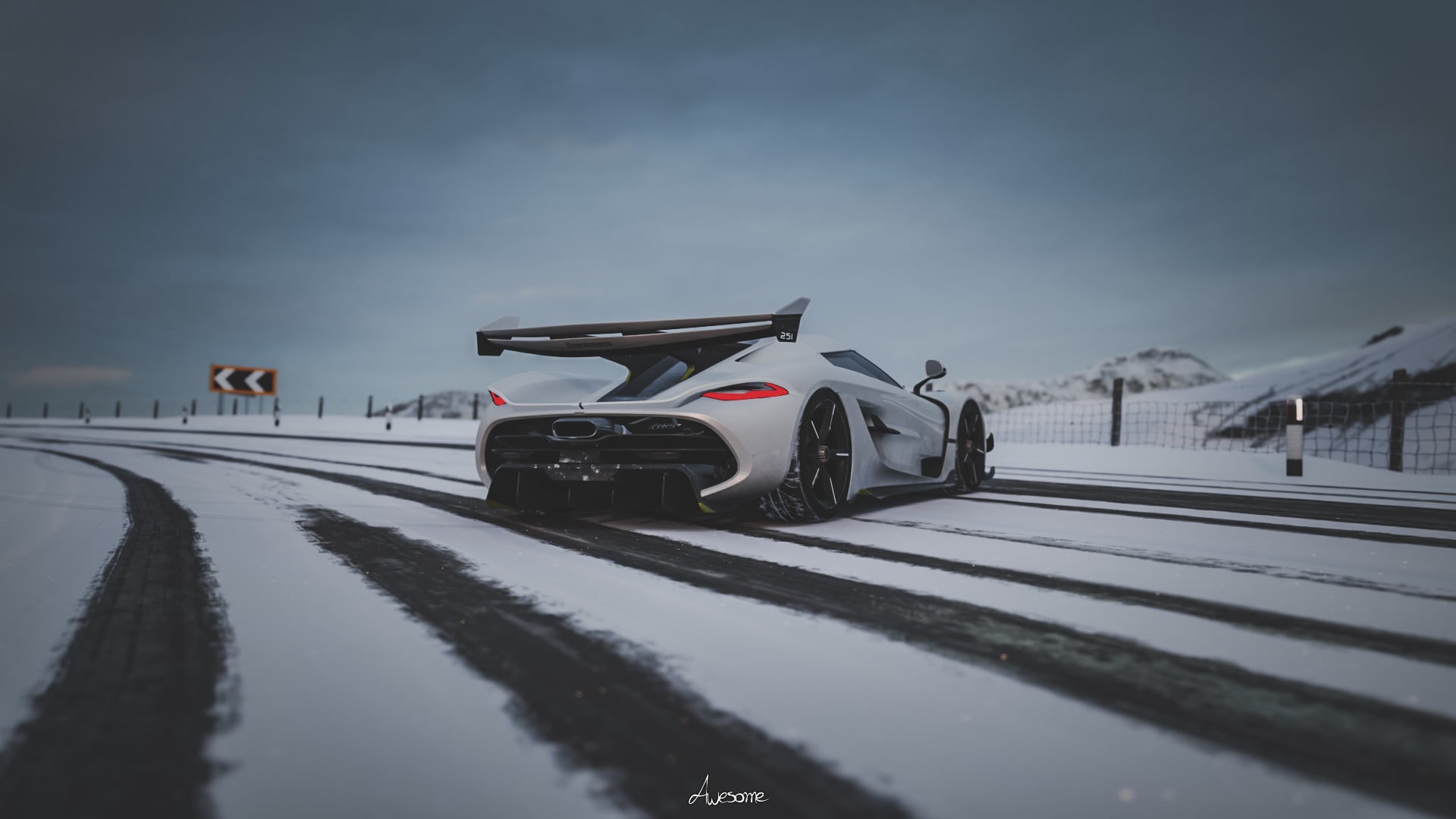Hypercar, Forza Horizon 4, 1080P, Koenigsegg Jesko, Forza, vehicle, Jesko, video games, car, Koenigsegg, HD Wallpaper