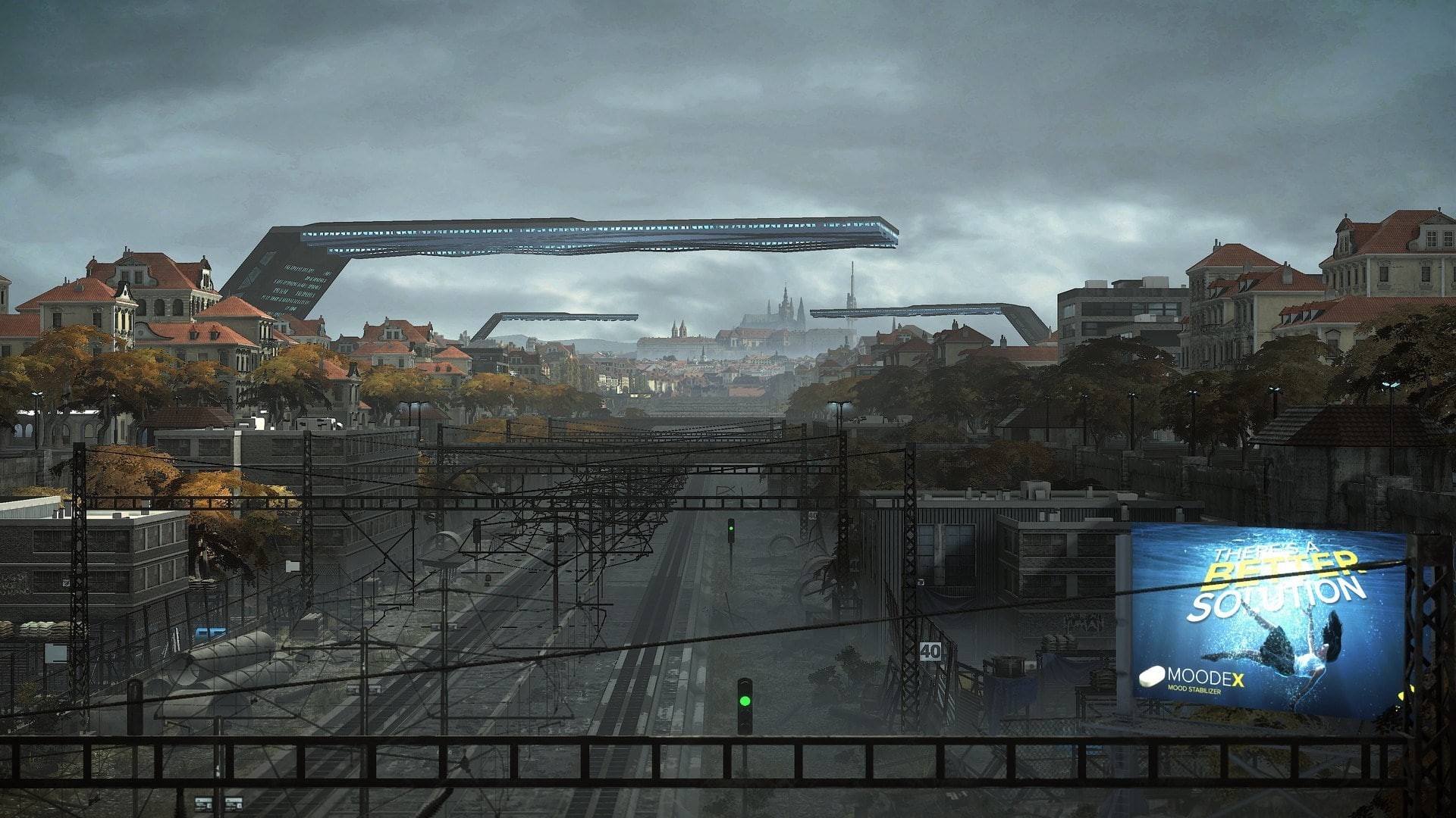 water, smoke - physical structure, sky, 1080P, smog, no people, built structure, motion, outdoors, night, architecture, nature, pollution, cityscape, street, HD Wallpaper
