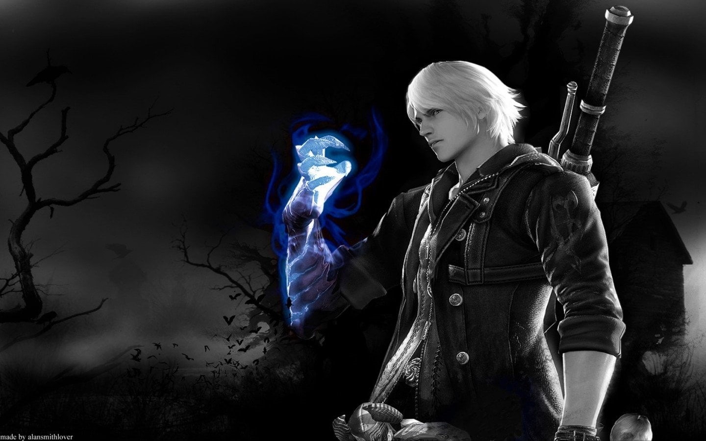 720P, Devil May Cry, lifestyles, human representation, fantasy, Devil May Cry 4, illuminated, clothing, young adult, one person, front view, real people, HD Wallpaper