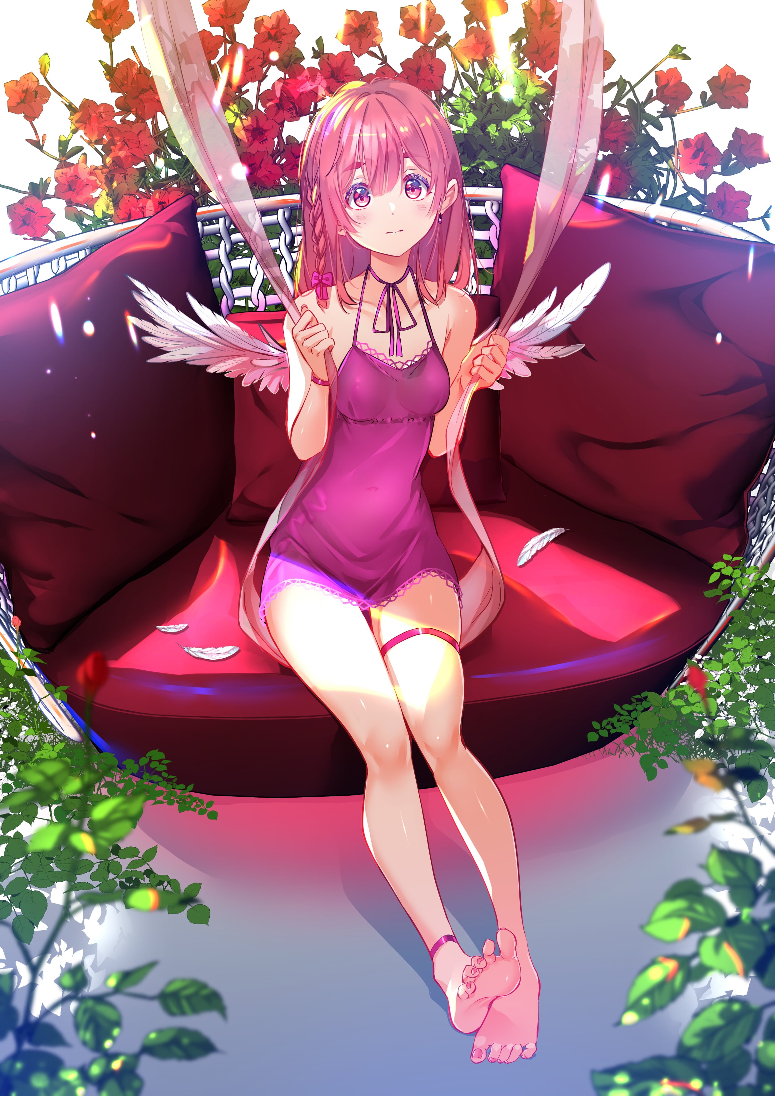 Sumi Sakurasawa, Kanojo, SydusArts, 2K, Okarishimasu (Rent-a-Girlfriend), Phone HD Wallpaper