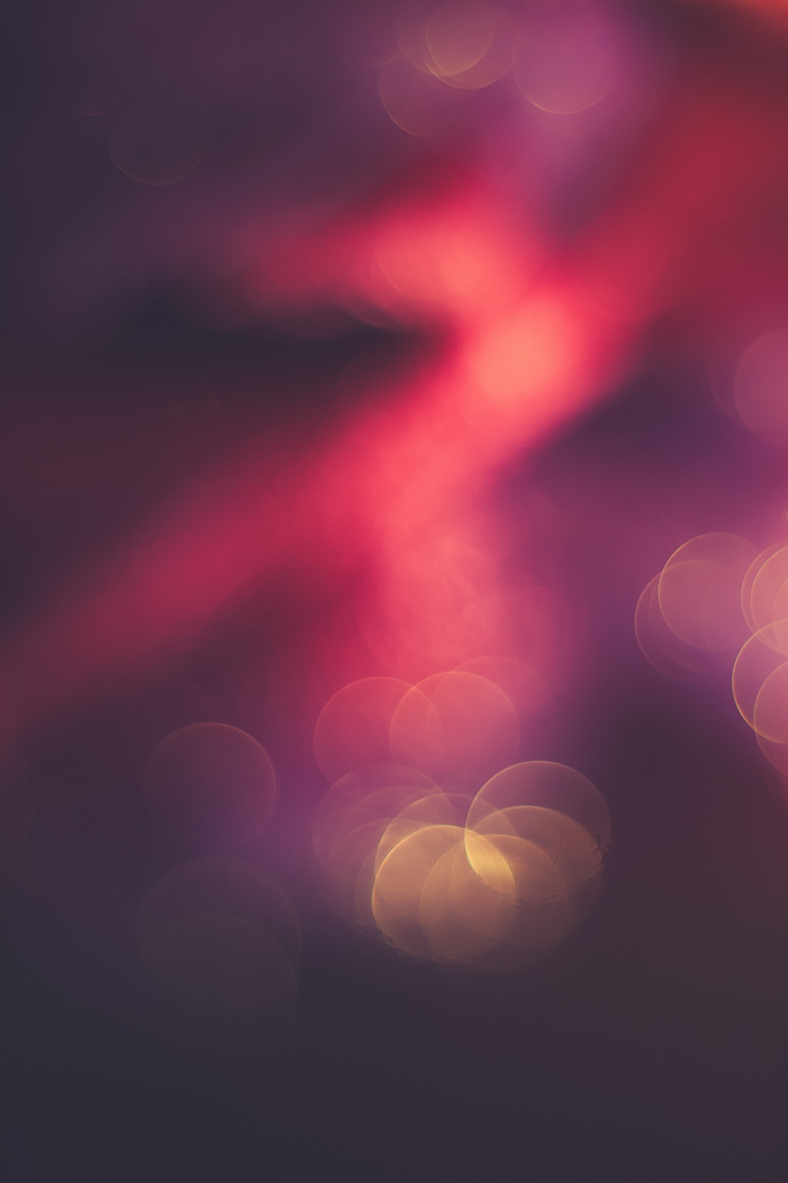 abstraction, blur, 4K, light, bokeh, effect, color, Phone HD Wallpaper