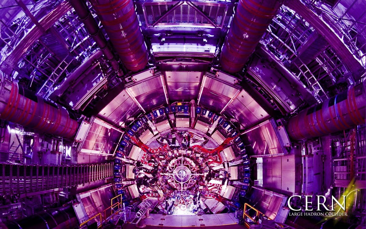 night, pink color, nature, city, large hadron collider, indoors, architecture, 720P, illuminated, purple, no people, ceiling, full frame, built structure, HD Wallpaper