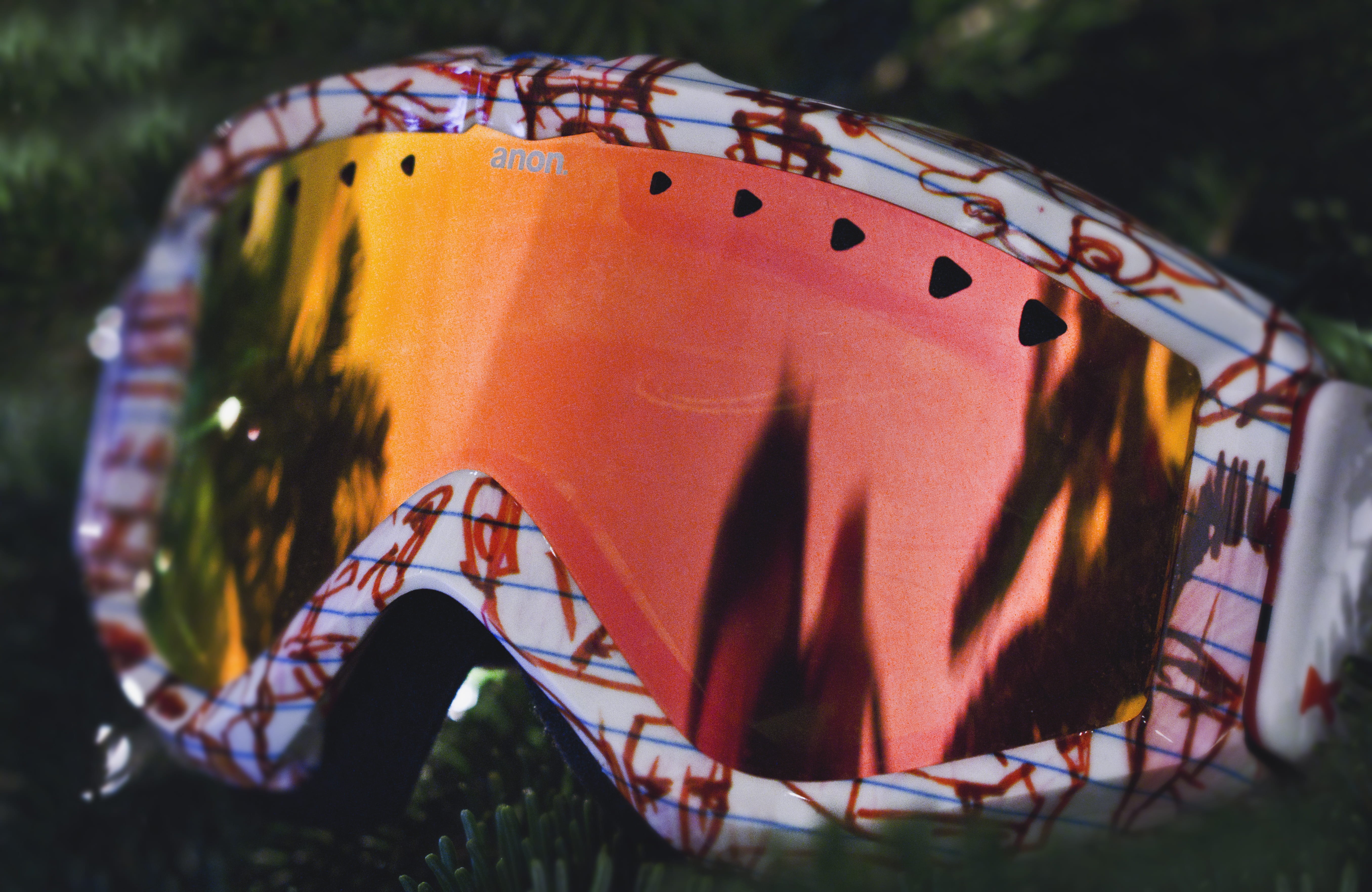 nature, goggle, focus, frames, snow, photography, equipment, tree, selective focus, ski, orange color, pattern, outdoors, sports, goggles, orange, shallow, HD Wallpaper