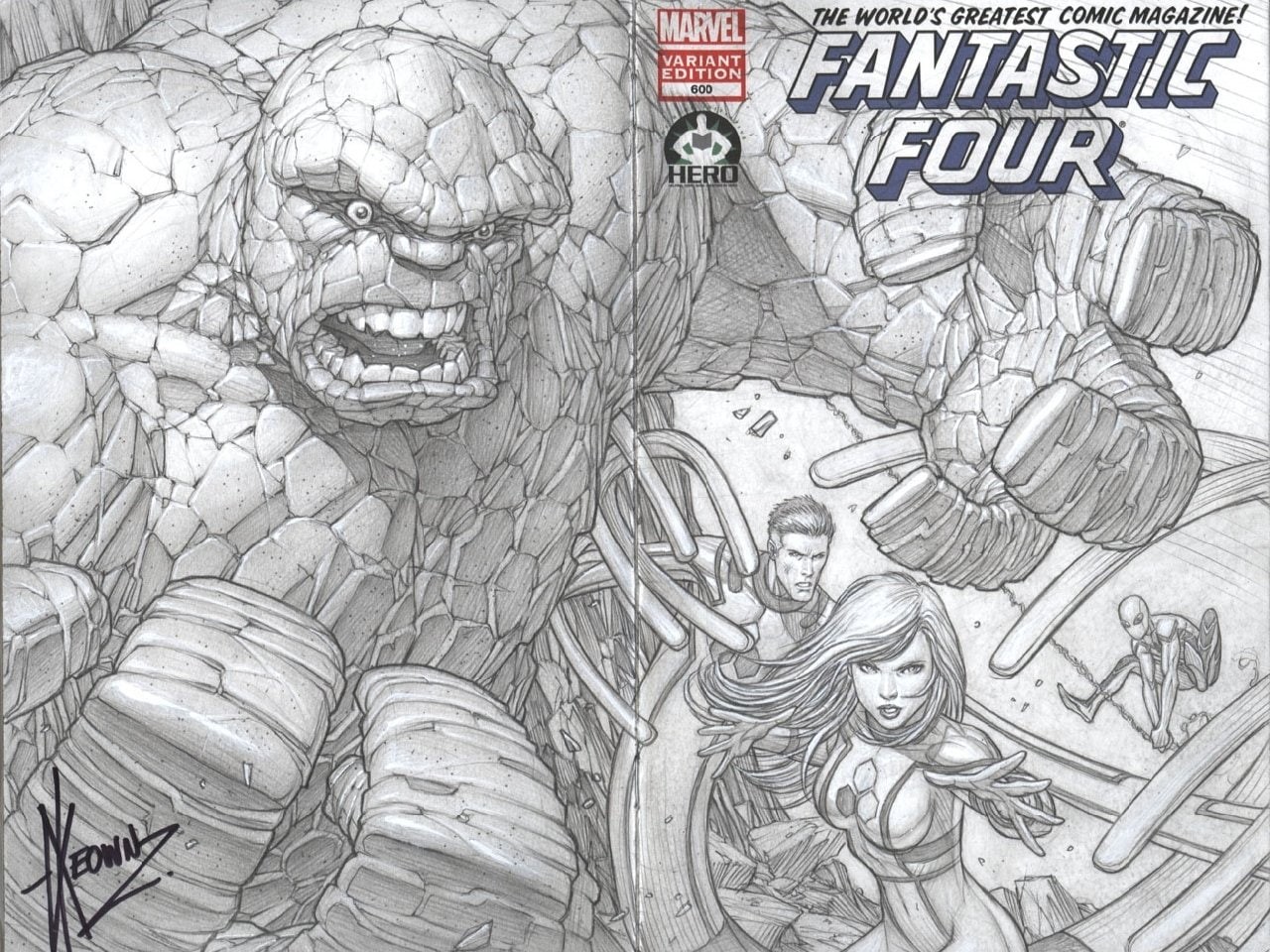 Fantastic Four, 720P, Comics, Invisible Woman, Thing (Marvel Comics), Mister Fantastic, HD Wallpaper
