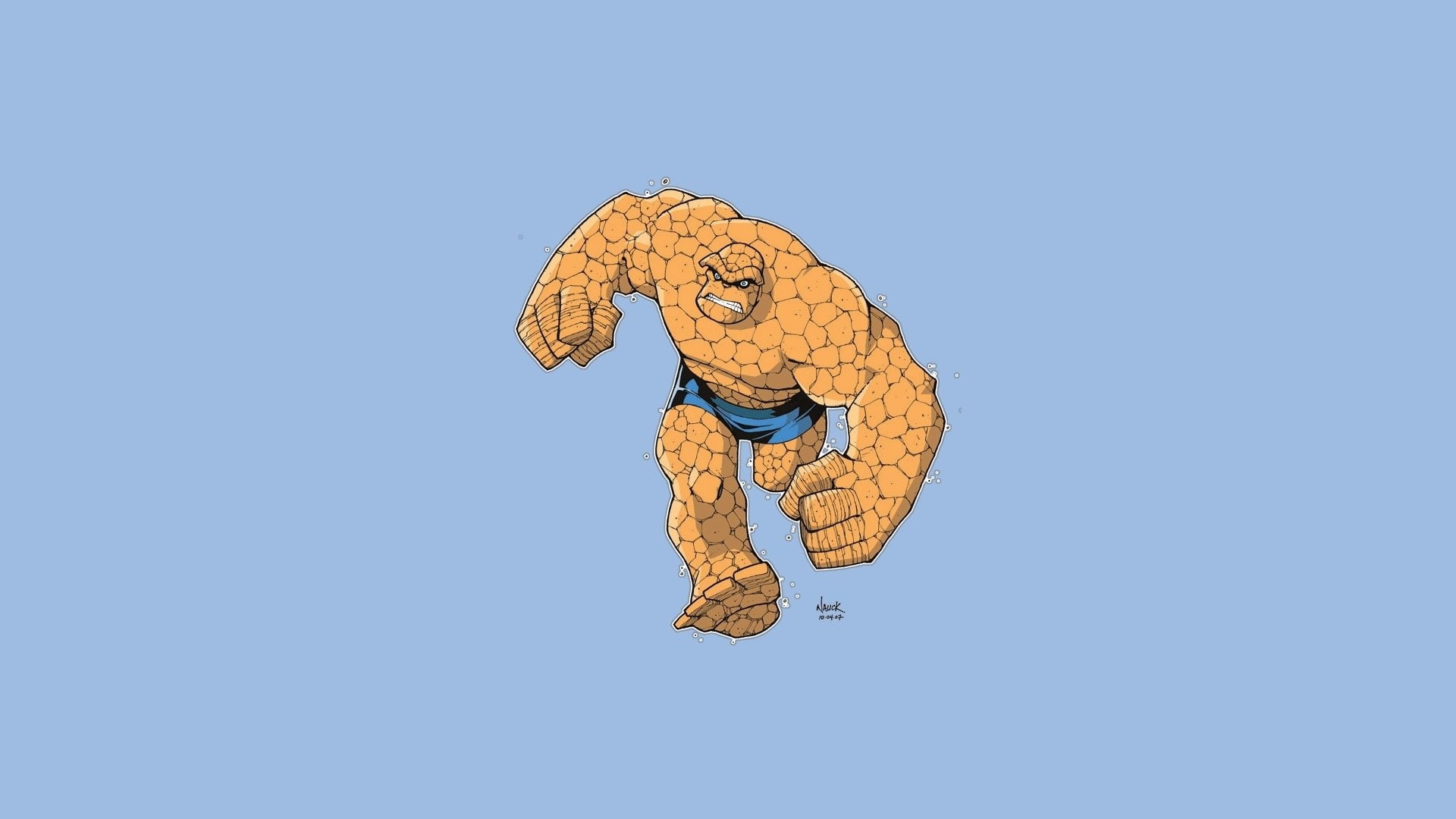 Comics, Thing (Marvel Comics), 1080P, Fantastic Four, HD Wallpaper