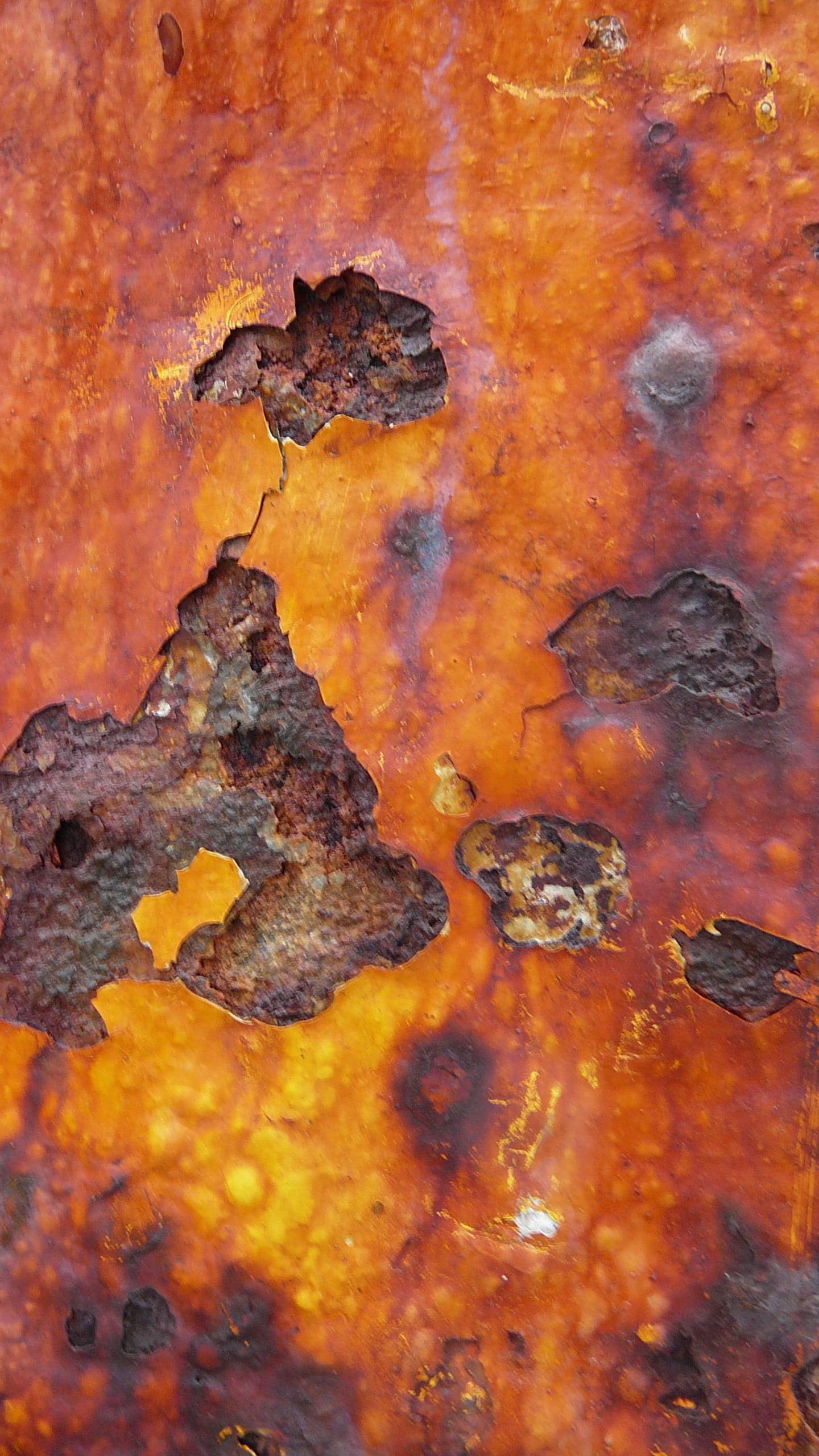 rock, close-up, Old, surface, water, rough, orange color, day, Wall, grunge, rusty, wall, outdoors, backgrounds, no people, Iron, pattern, Brown, solid, Phone HD Wallpaper