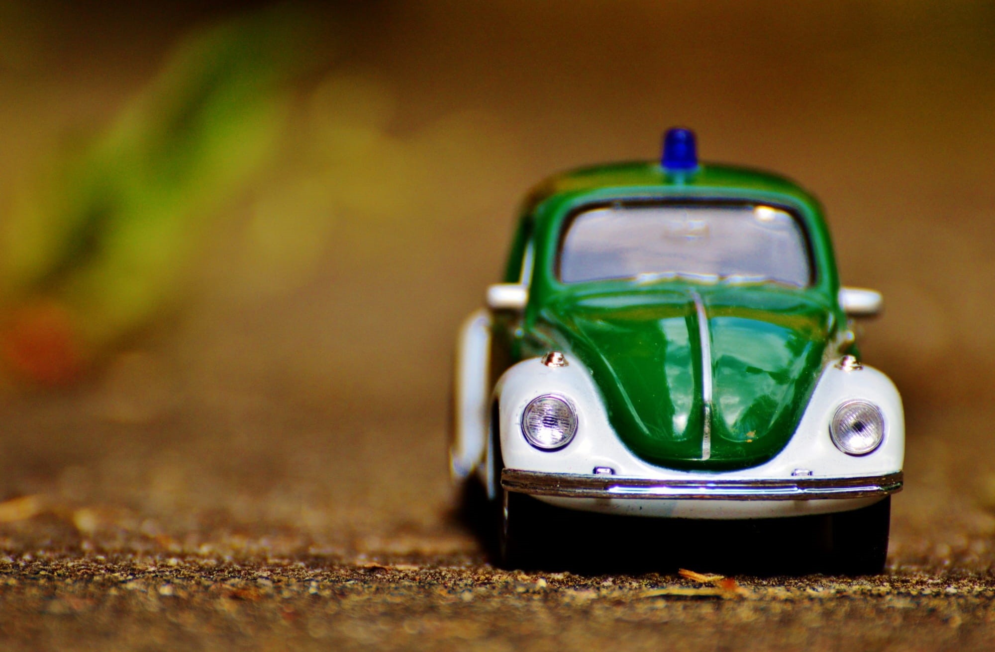 still life, no People, outdoors, police, table, Vw, toy car, Auto, land vehicle, selective, photography, indoors, transportation, volkswagen, toy, old-fashioned, HD Wallpaper