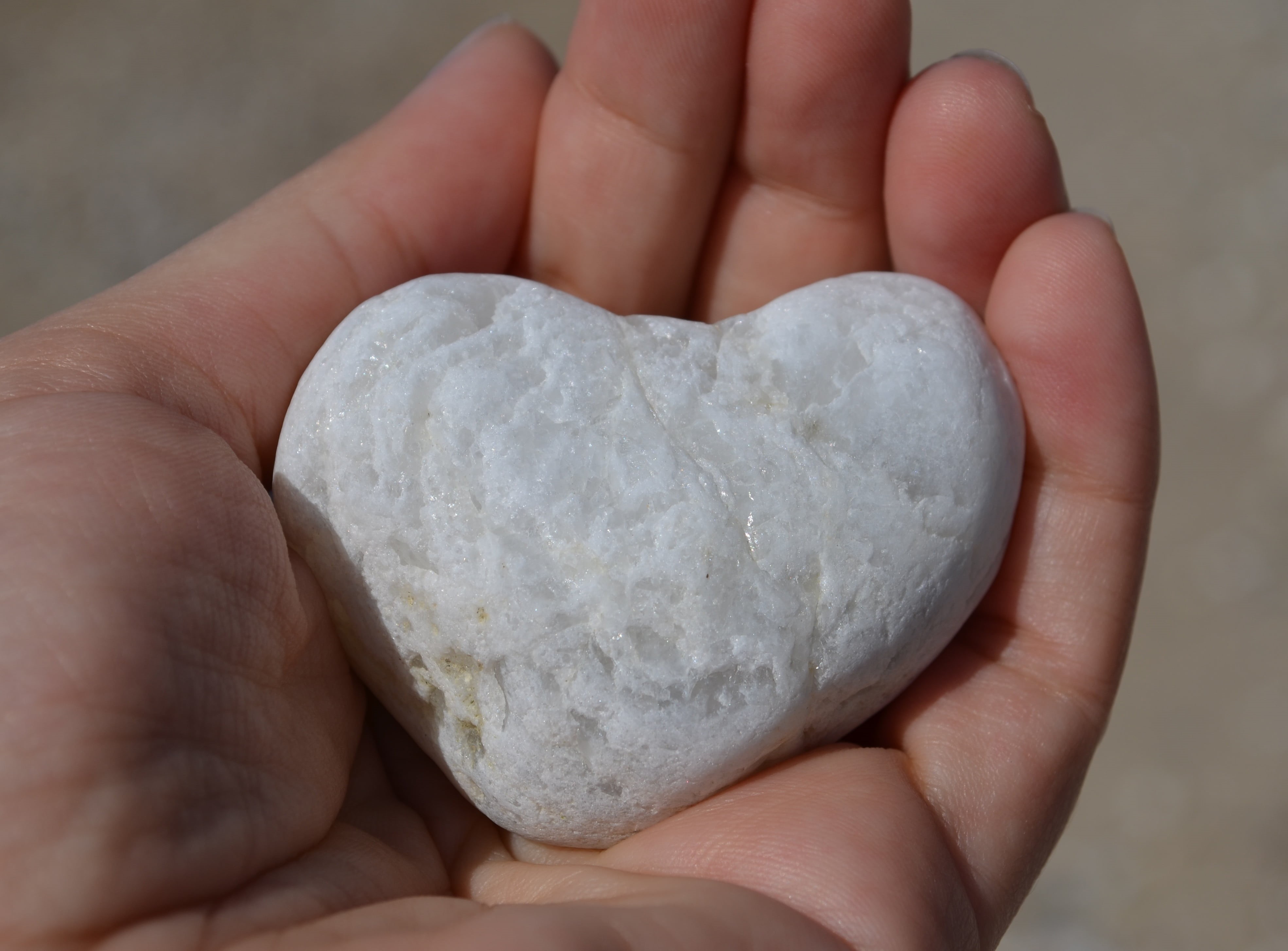 positive emotion, love, heart, rock - object, solid, person, close-up, stone, people, single object, hands cupped, rock, stone - object, romance, hand, HD Wallpaper