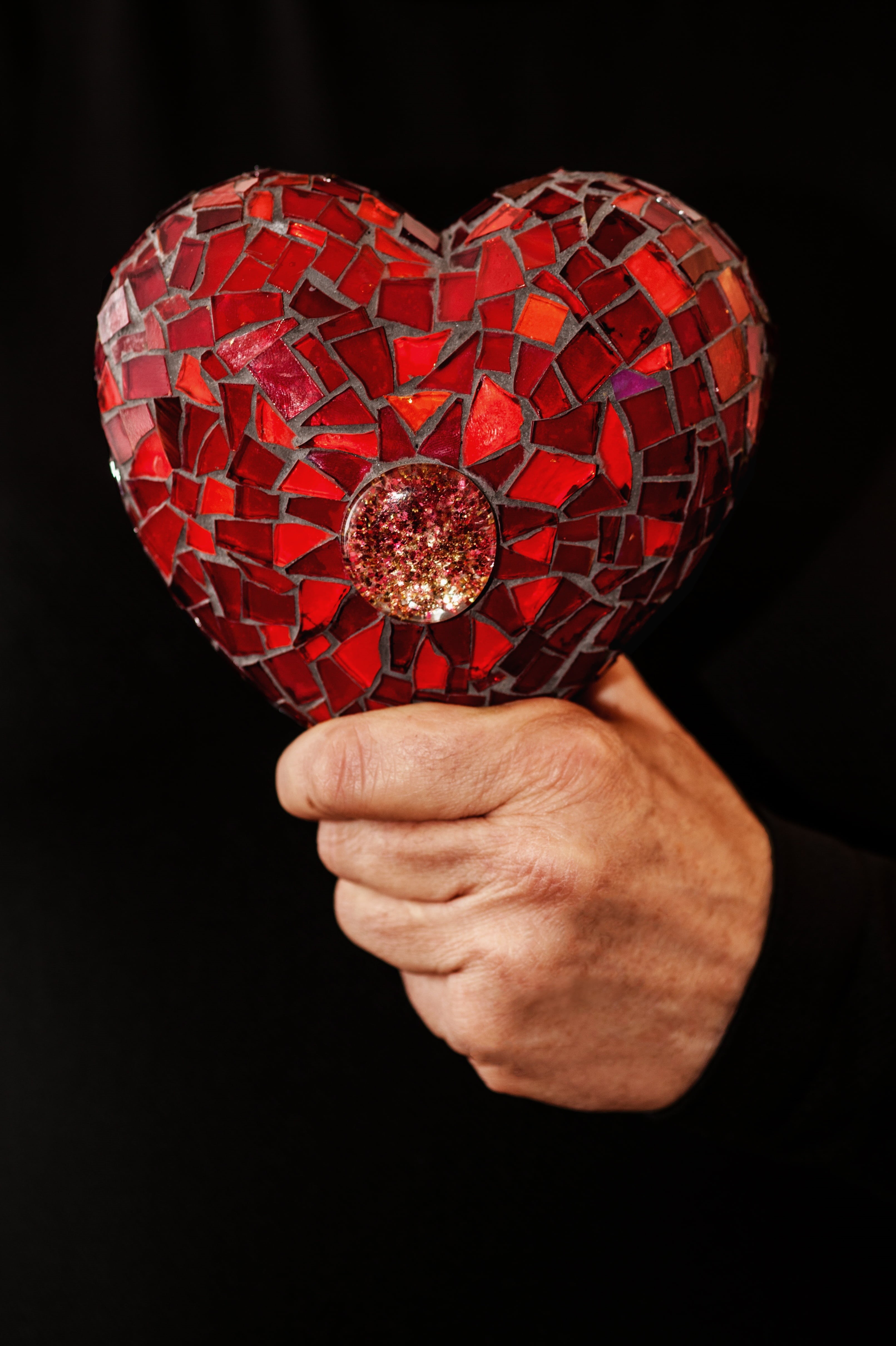 together, men, mosaic, decor, mothers day, romance, valentines day - holiday, holding, desire, love, creativity, heart, valentines day, finger, emotion, Phone HD Wallpaper