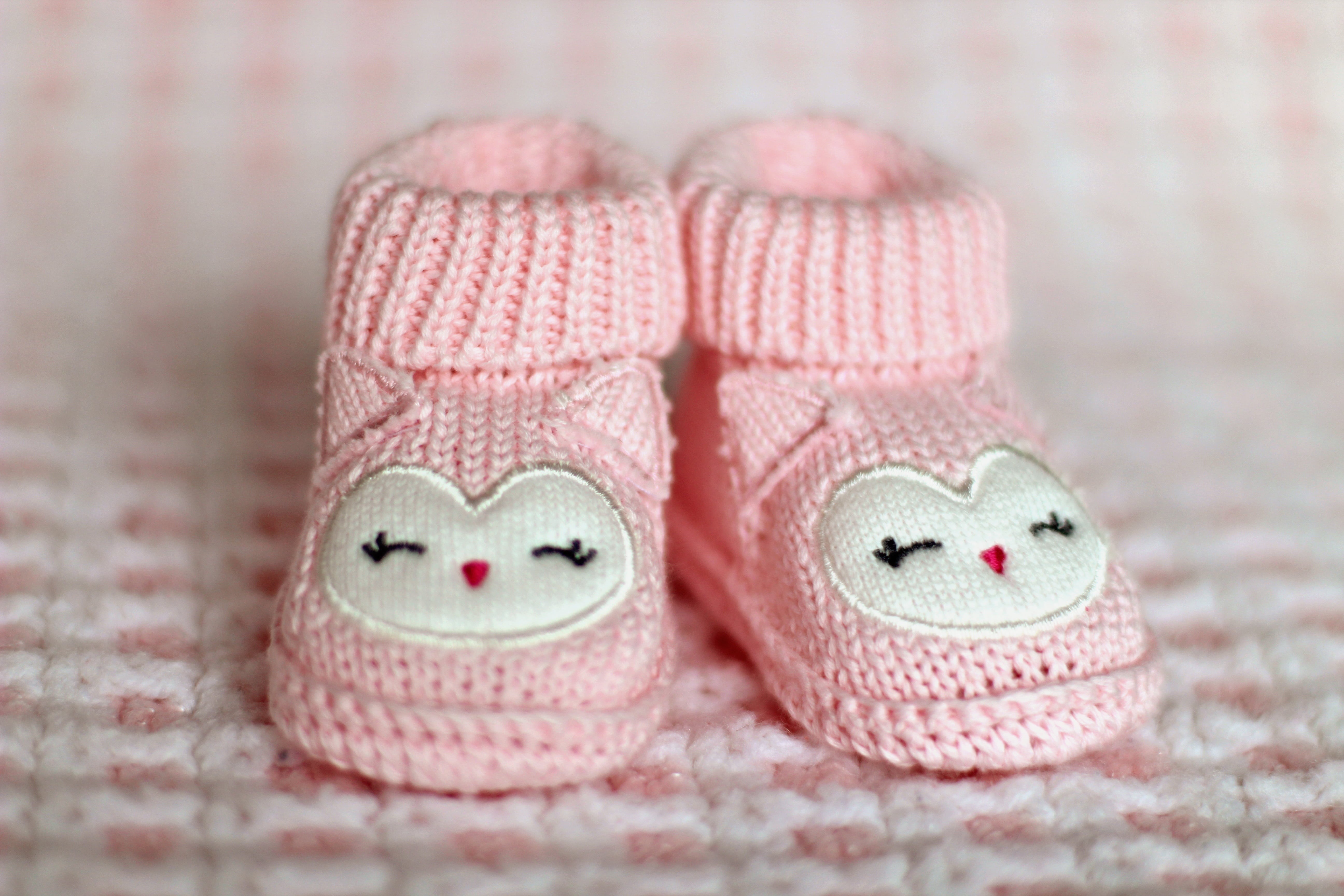 shoe, s, positive emotion, nursery, happy, 5K, pink color, softness, smiling, focus, baby girl, crib, motherhood, shoes, birth, life, textile, day, no people, HD Wallpaper
