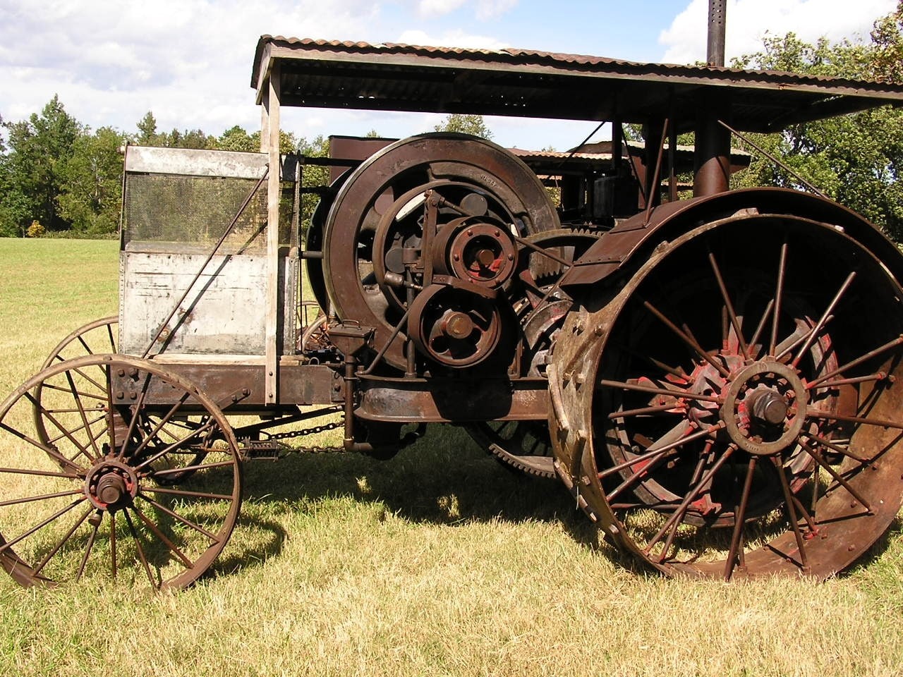 old, 720P, vehicles, tractor, hd, HD Wallpaper