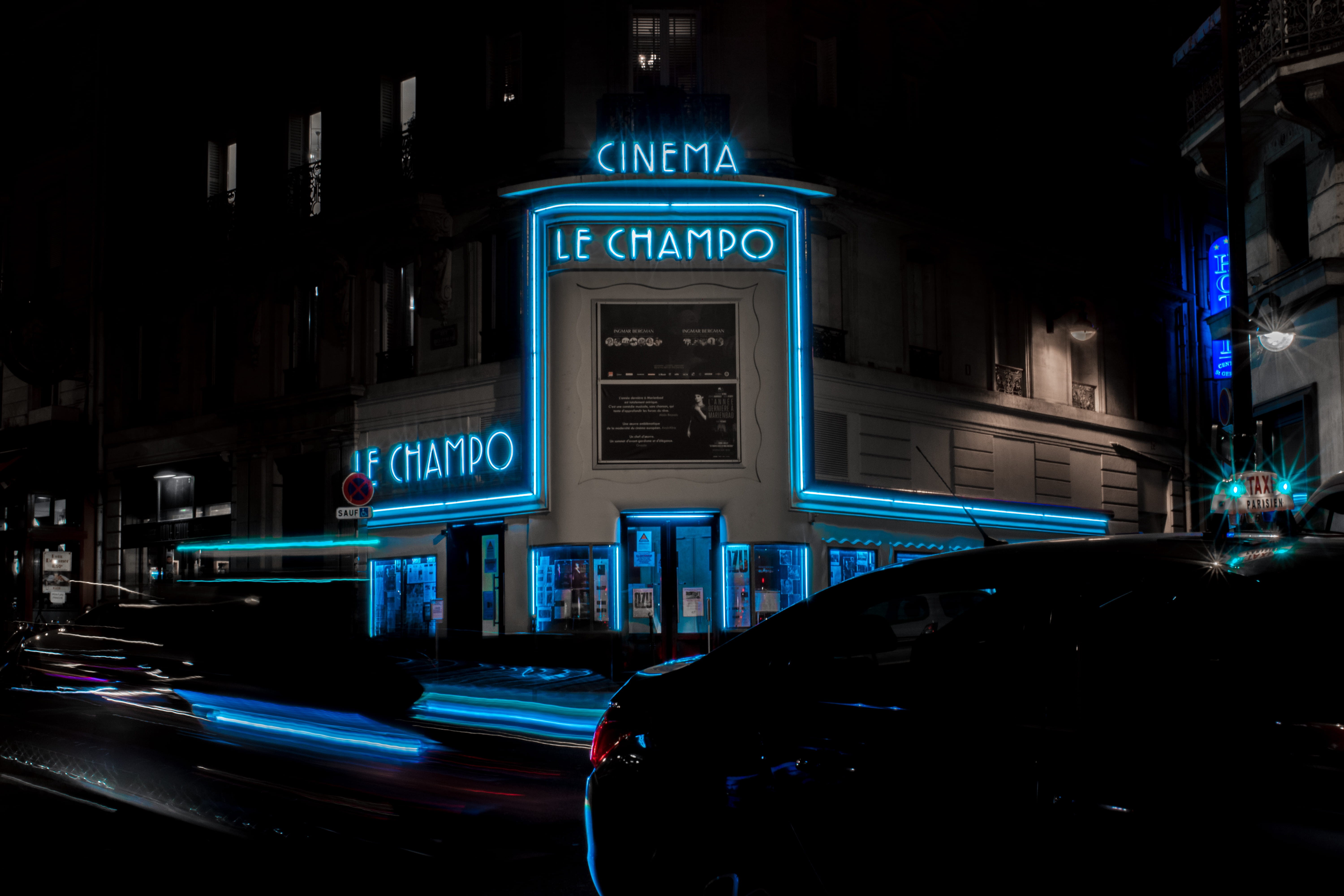 nightlife, mode of transportation, text, street, buiding, road, indoors, communication, interior design, motion, furniture, built structure, intersection, HD Wallpaper