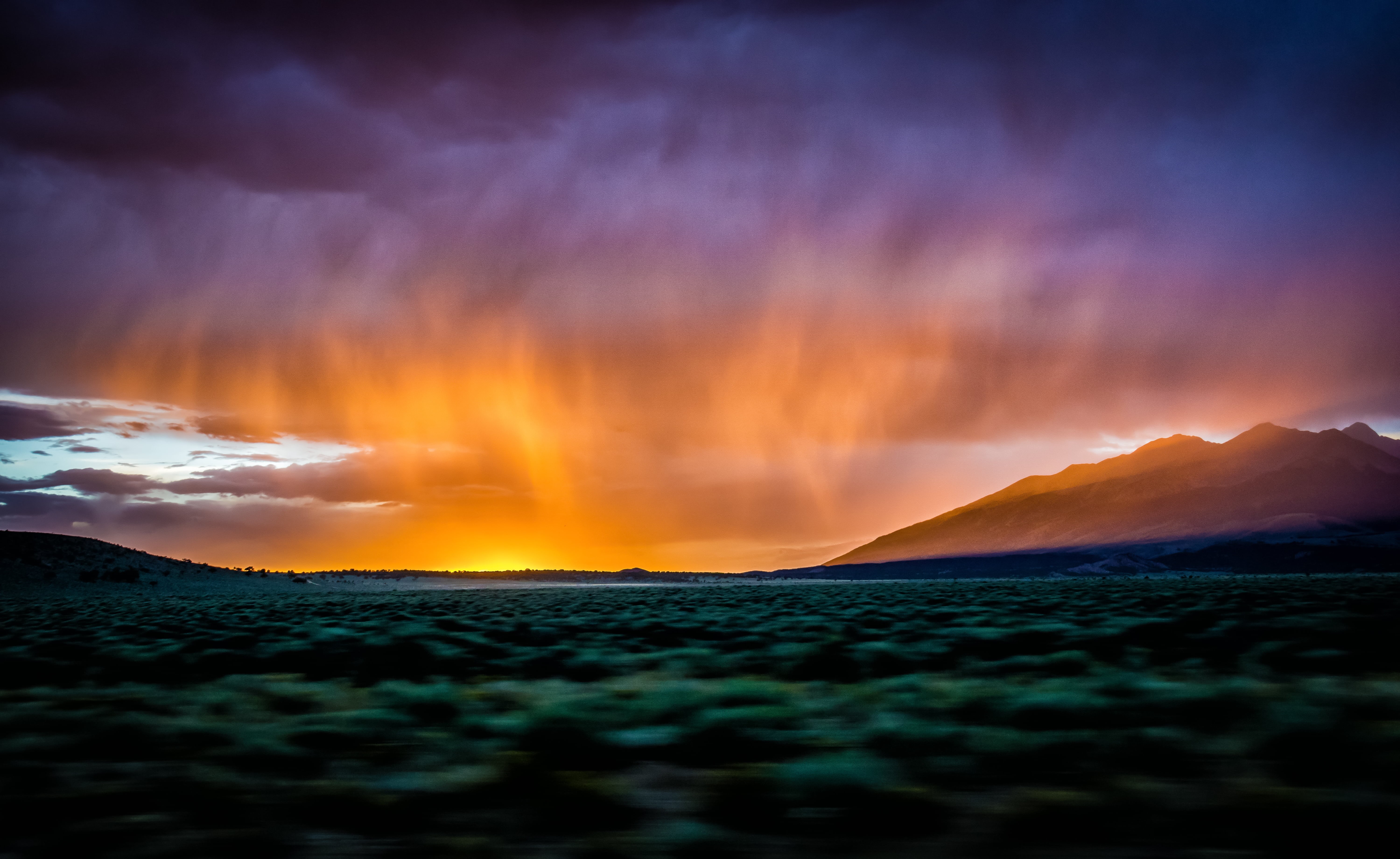 Blanca Peak, 5K, scenics, outdoors, mountain, evening, Fort Garland  Colorado, dusk, sky, landscape, photo, sunrise - Dawn, distance, Sunset, cloud, beauty In Nature, HD Wallpaper
