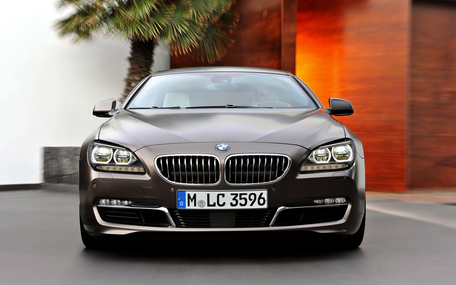 headlight, black Color, lattice, silver colored, sedan, front View, old-fashioned, shiny, car, tree, 1080P, bMW, retro Styled, wealth, transportation, HD Wallpaper