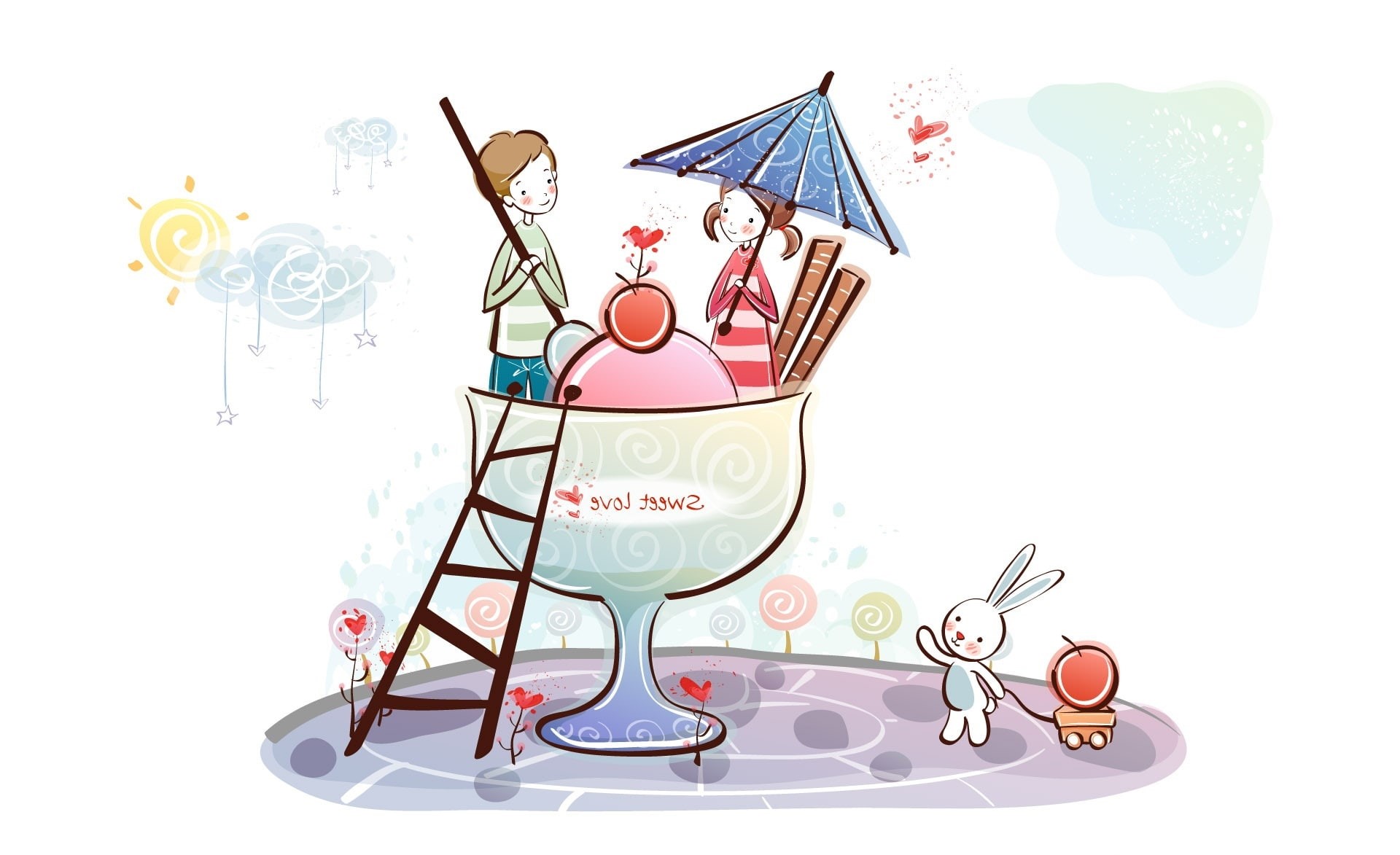 Valentines Day, cake, still life, kite - toy, communication, food and drink, sweet food, man, food, clip, outdoors, cup, no people, table, nature, 1080P, HD Wallpaper