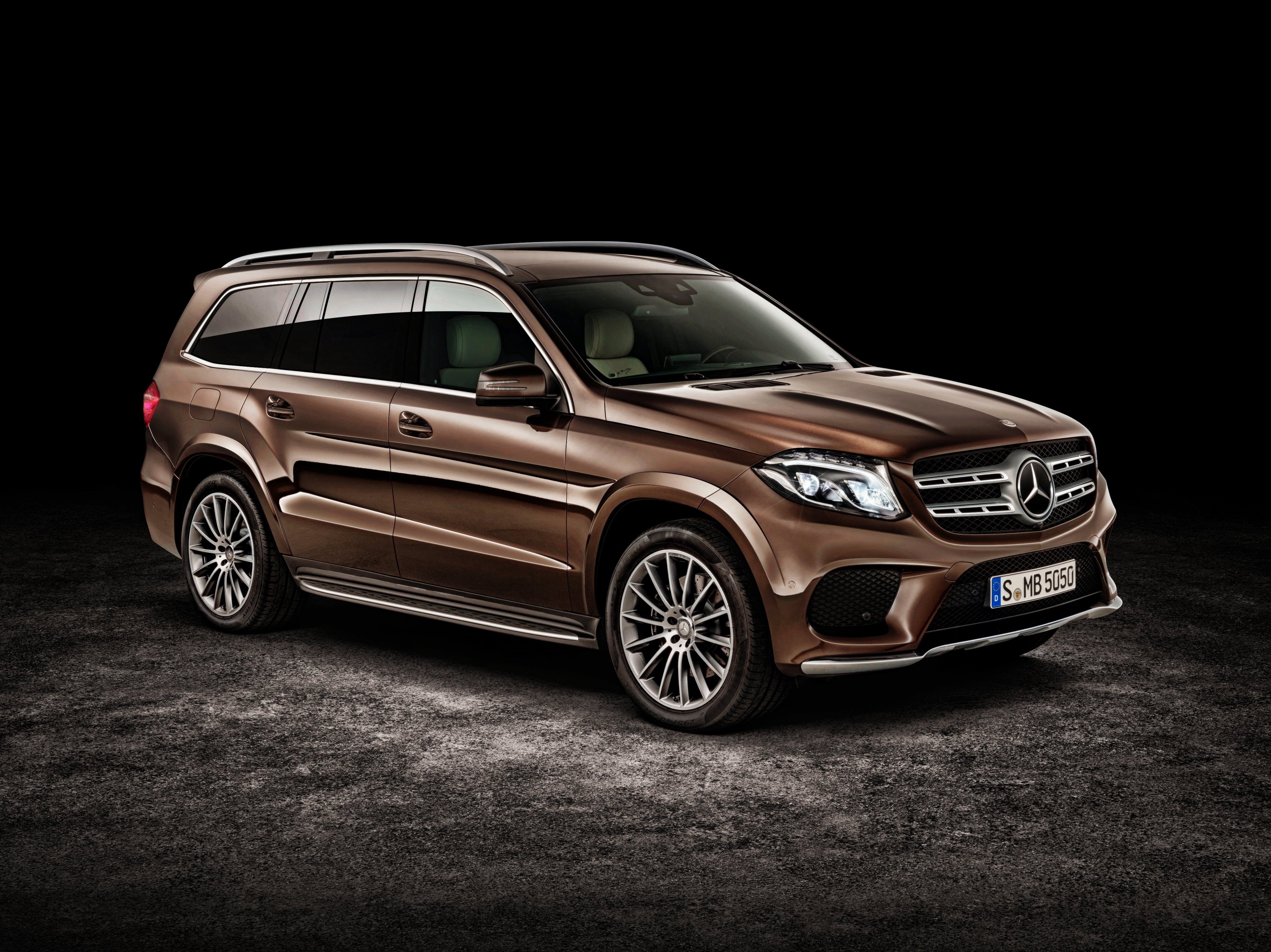 Mercedes, new, sports Car, compact Car, hatchback, stationary, mode of Transport, wealth, reflection, sedan, black Color, small, gray, 4K, machinery, AMG, HD Wallpaper